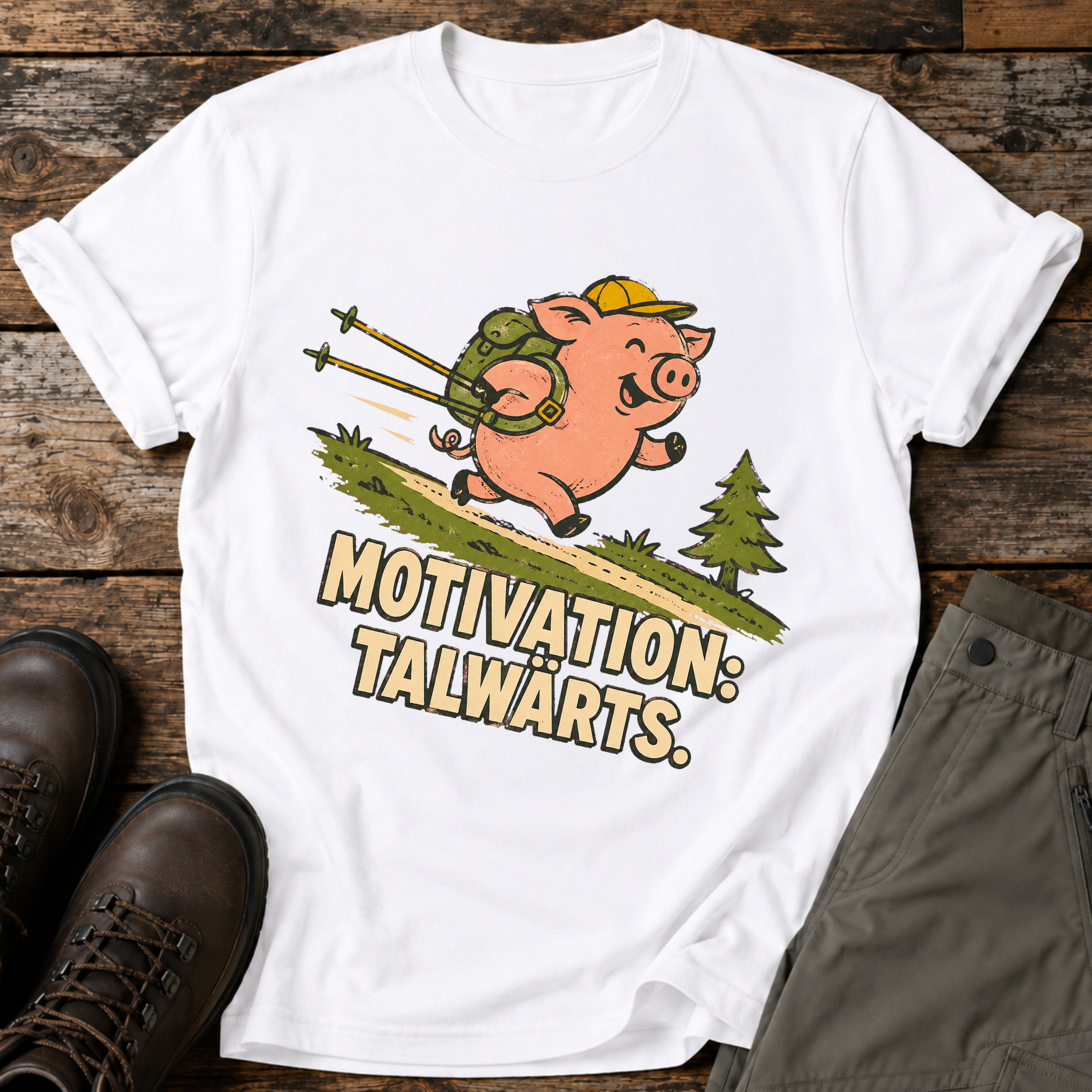 Motivation: Talwärts T-shirt