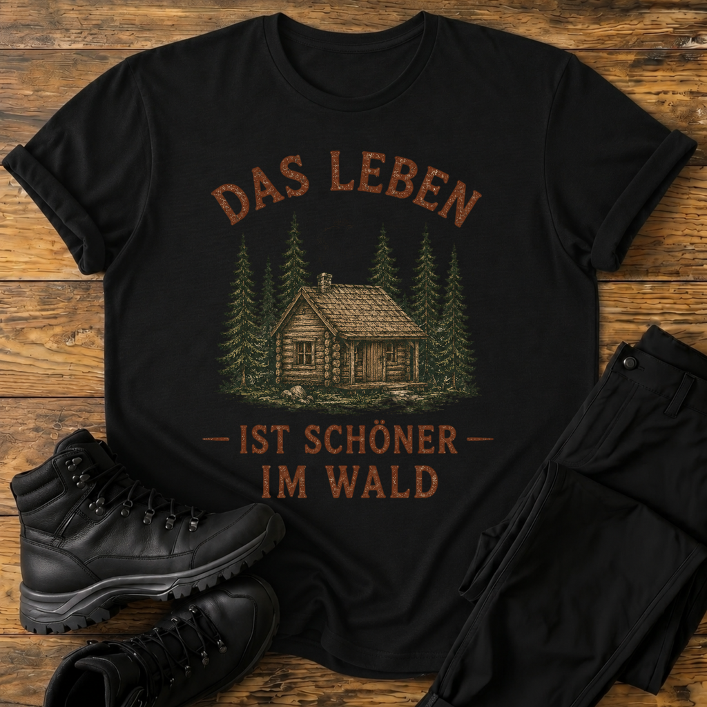 Das Leben ist schöner im Wald T-Shirt