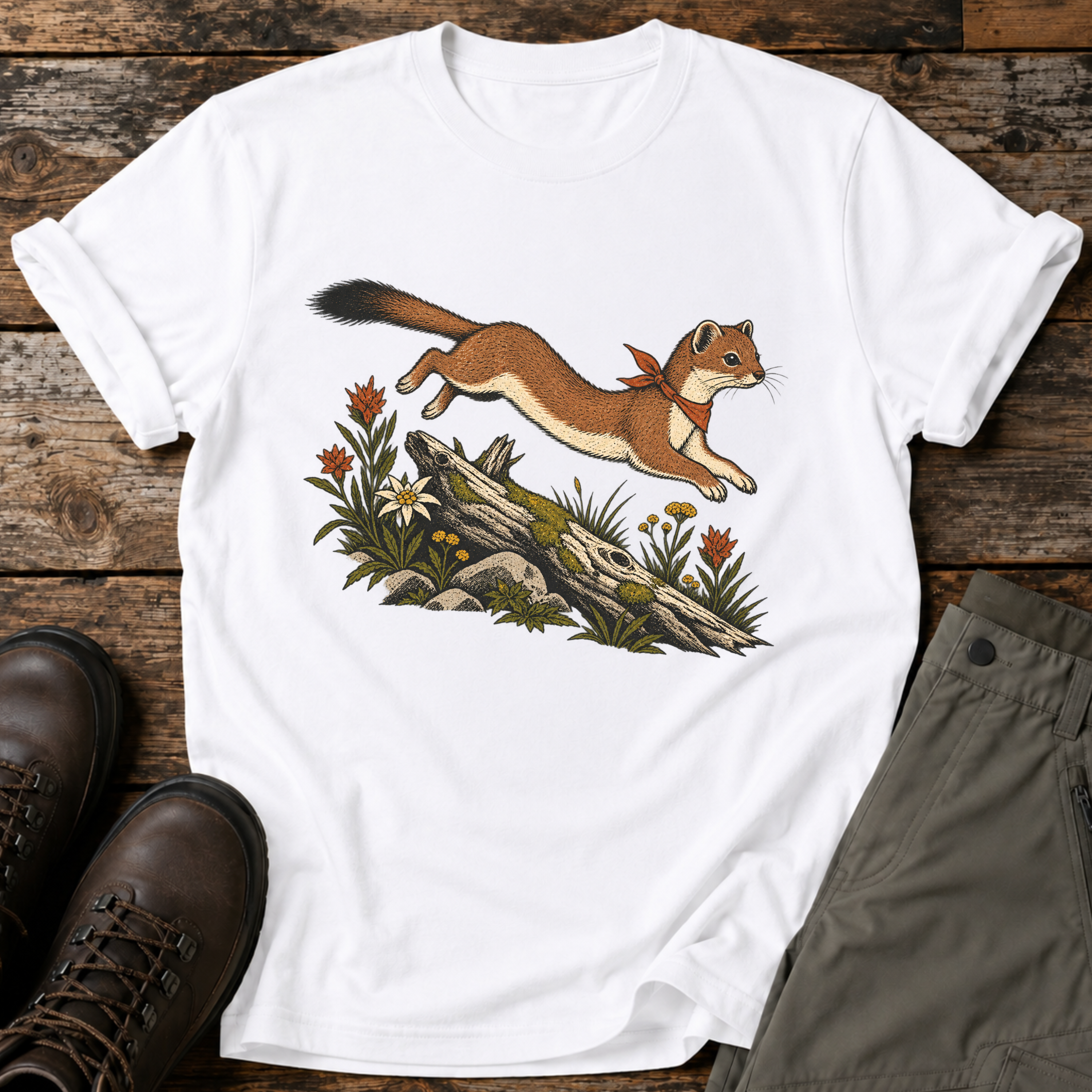 Waldläufer-Marder T-shirt