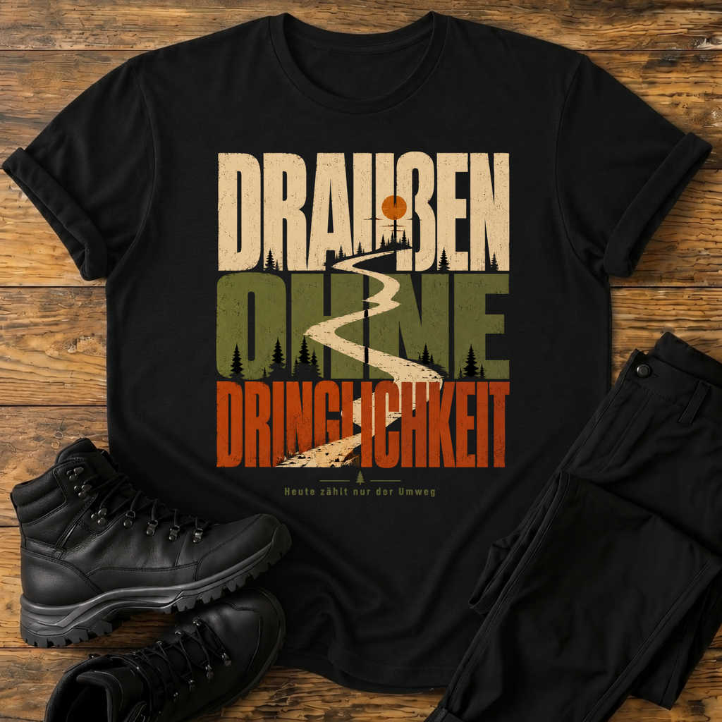 Draußen ohne Dringlichkeit T-Shirt