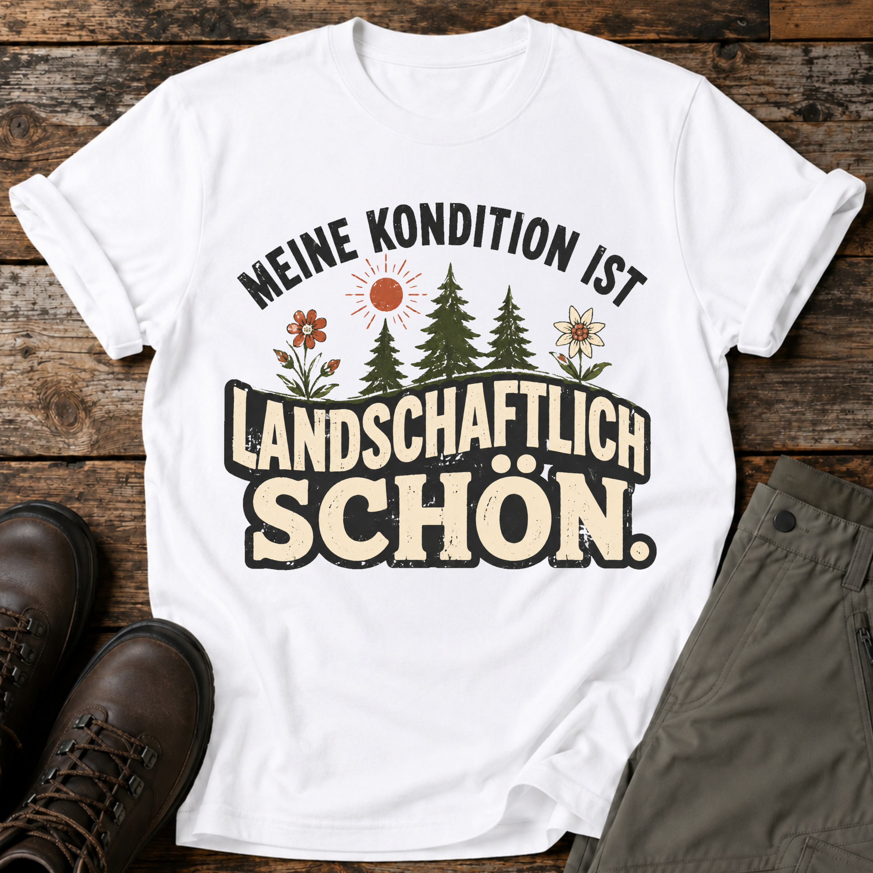 Meine kondition ist landschaftlich schön T-shirt