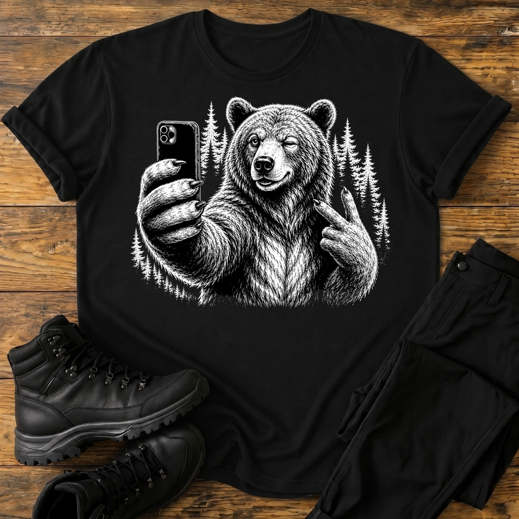 Bär Selfie T-Shirt