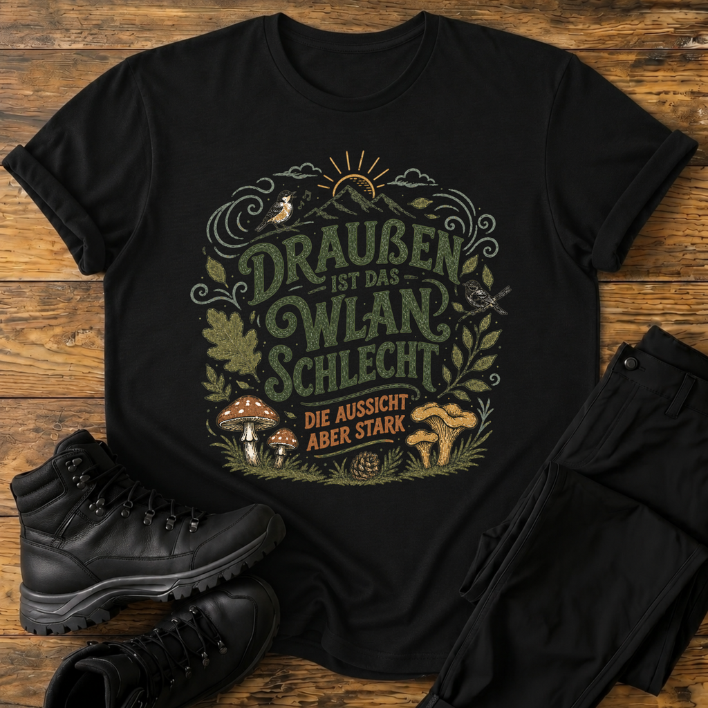 Draußen ist das Wlan schlecht T-Shirt