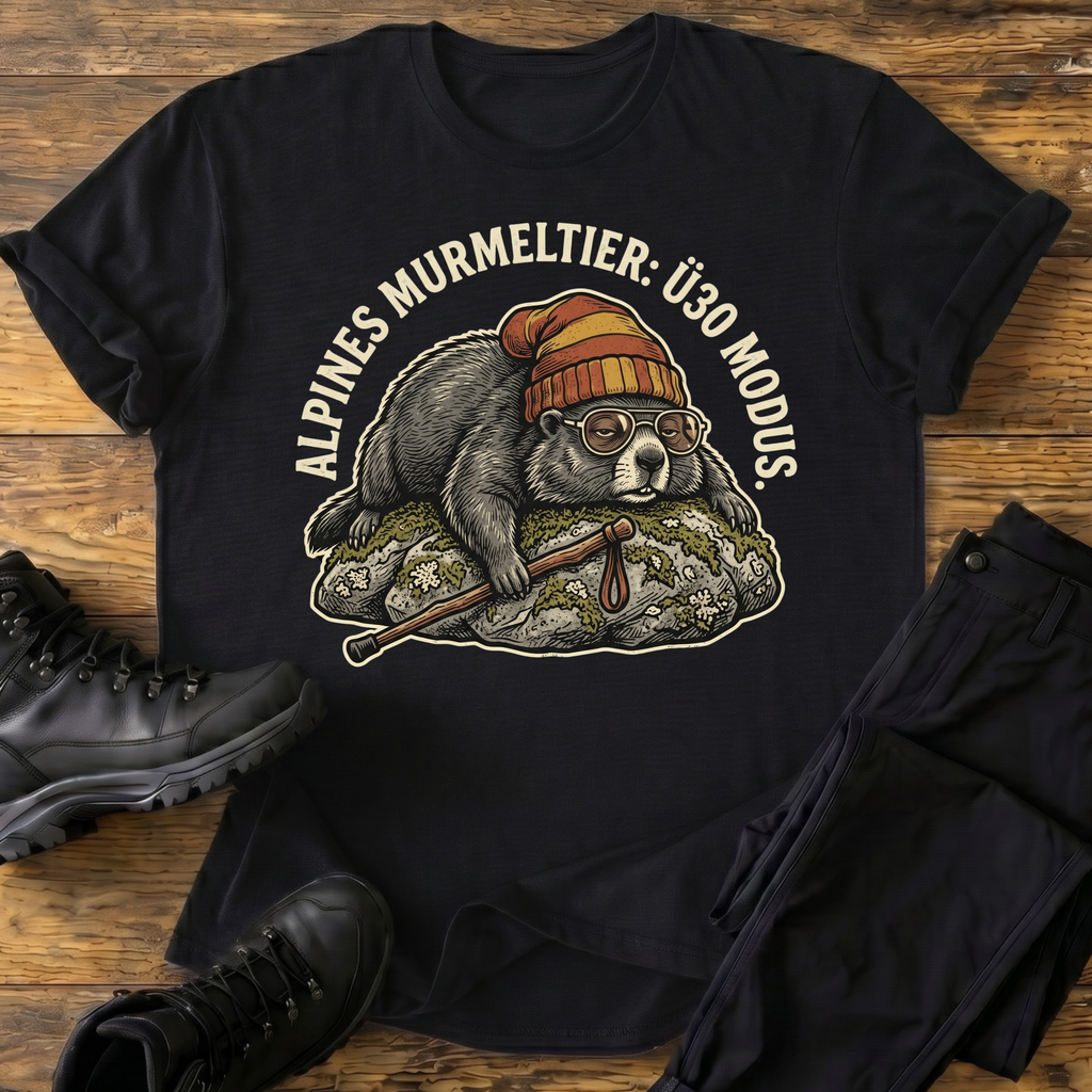 Alpines Murmeltier T-Shirt