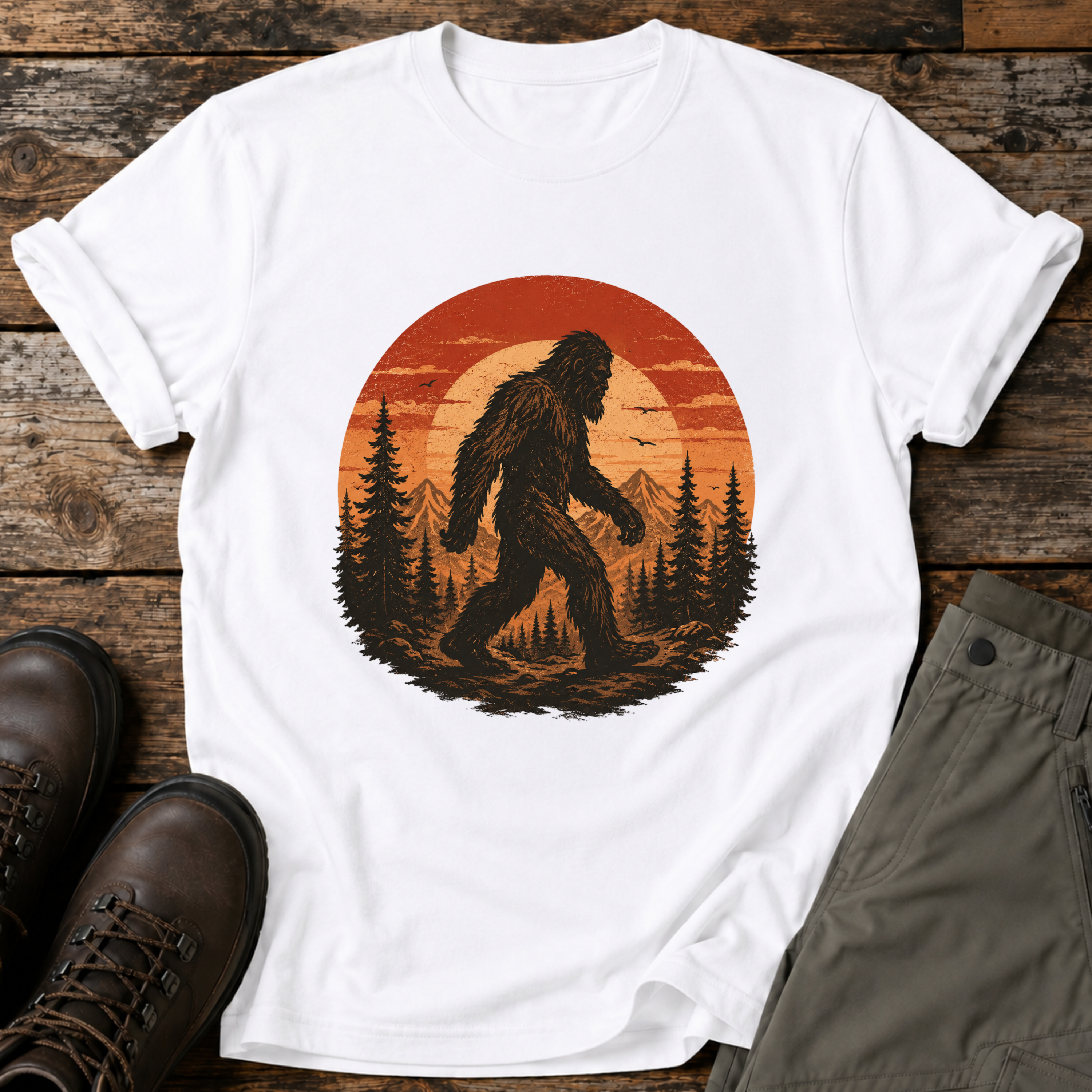 Bigfoots Wanderung T-shirt