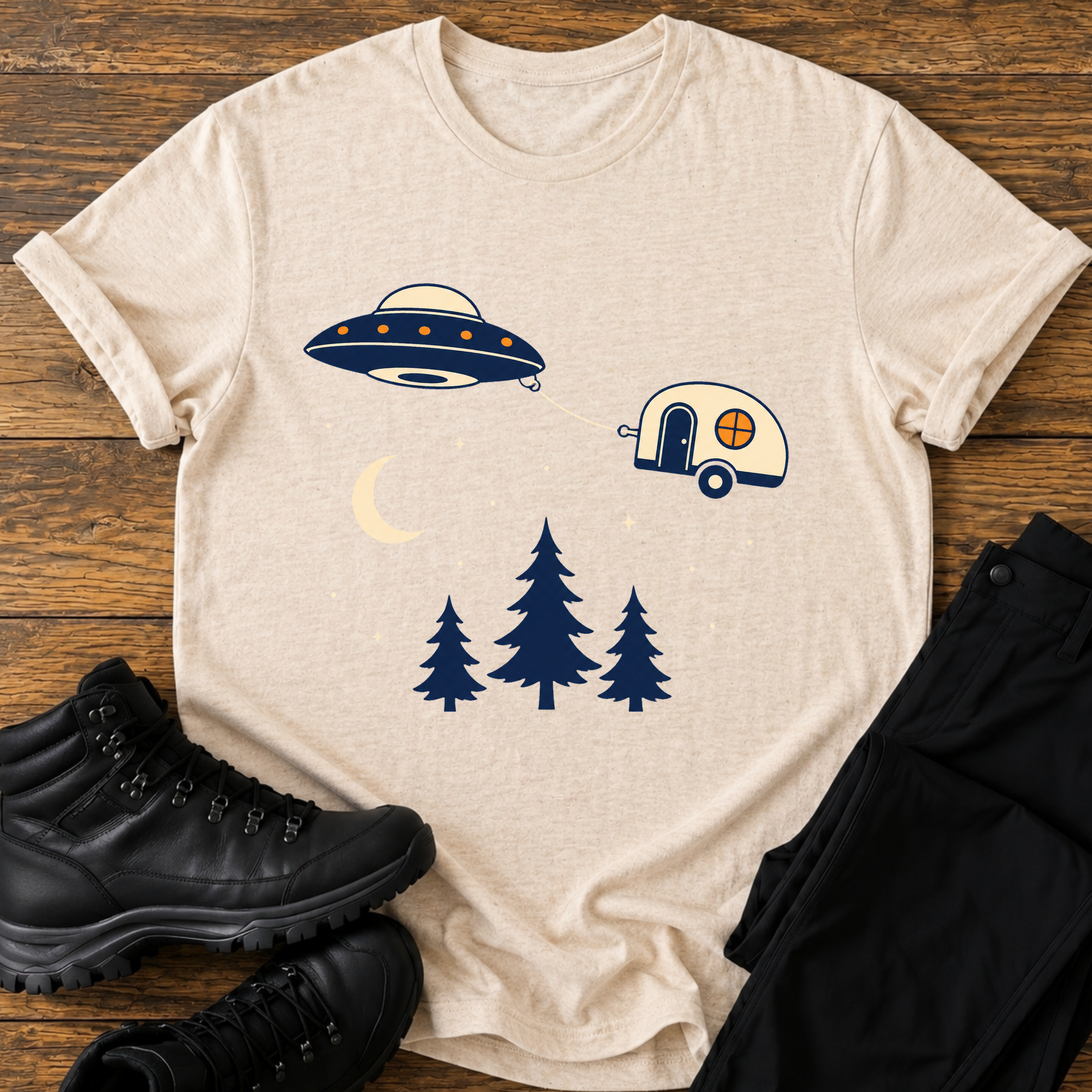 Der fliegende Wohnwagen T-Shirt