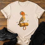 Wiedehopf mit Isomatte T-Shirt