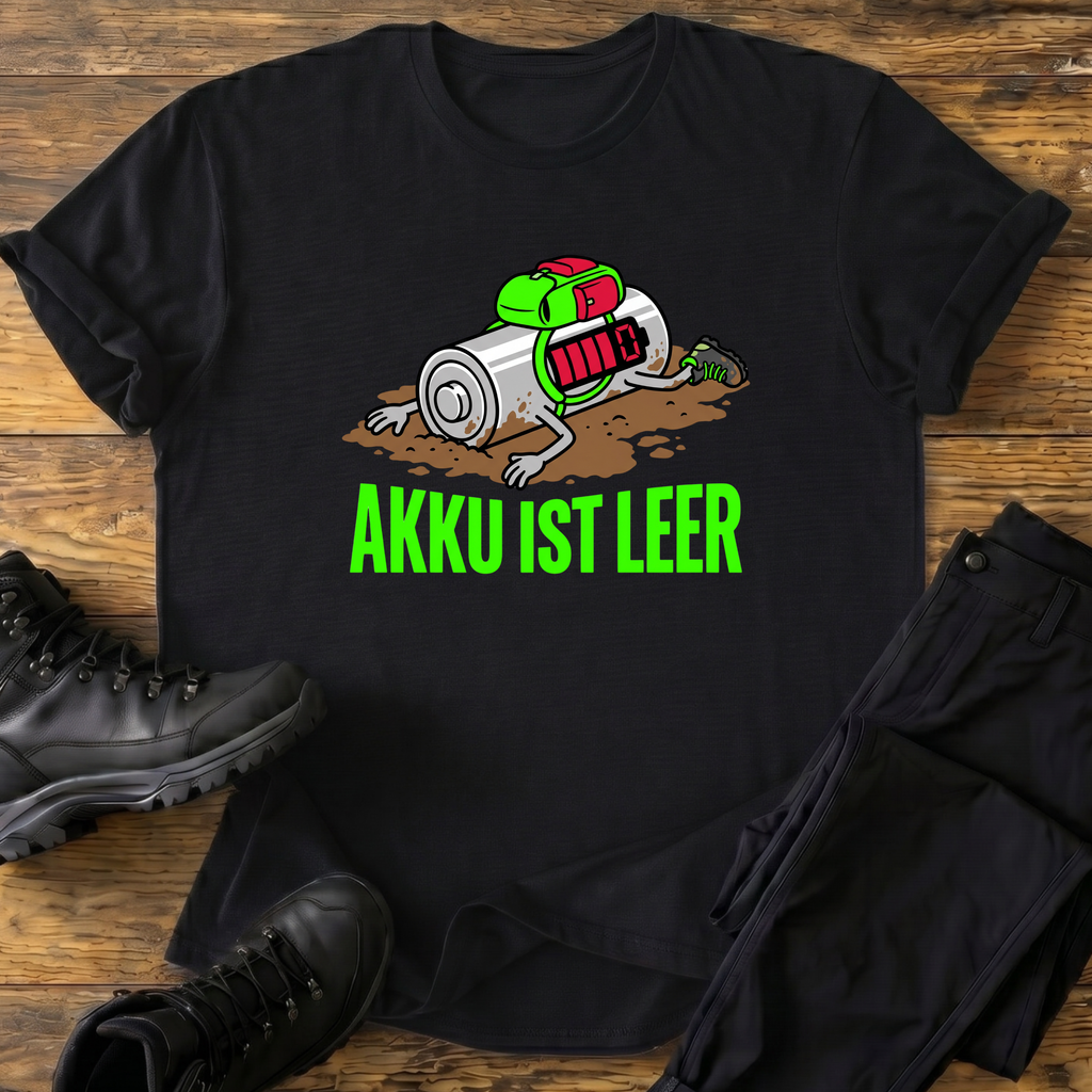 Akku ist leer T-Shirt