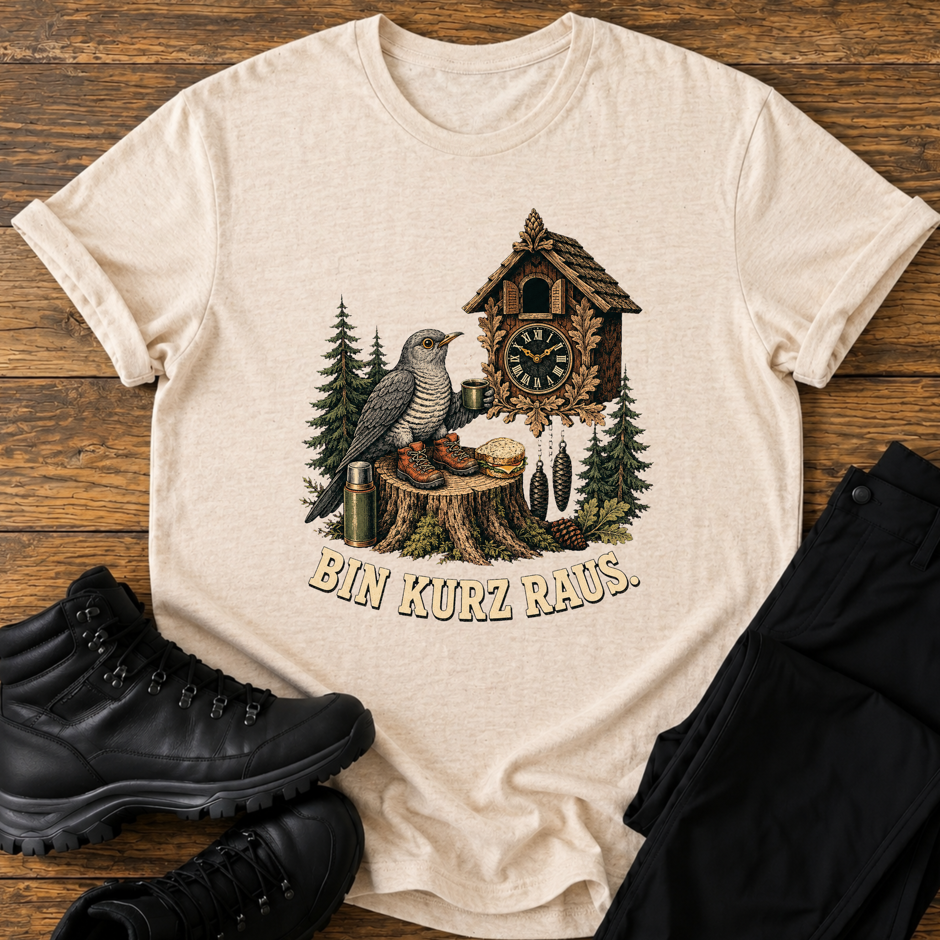 Bin kurz raus T-Shirt