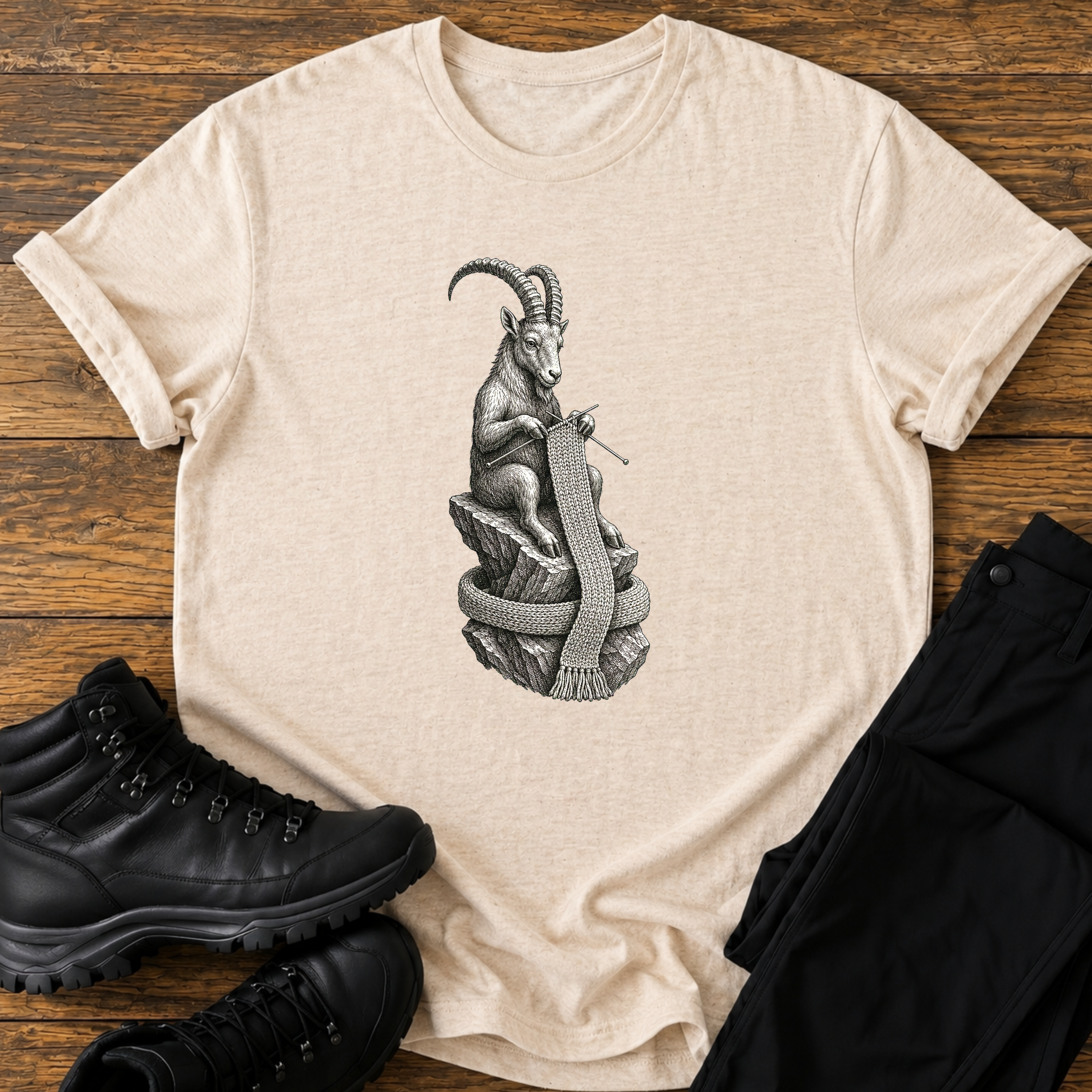 Strickbock T-Shirt