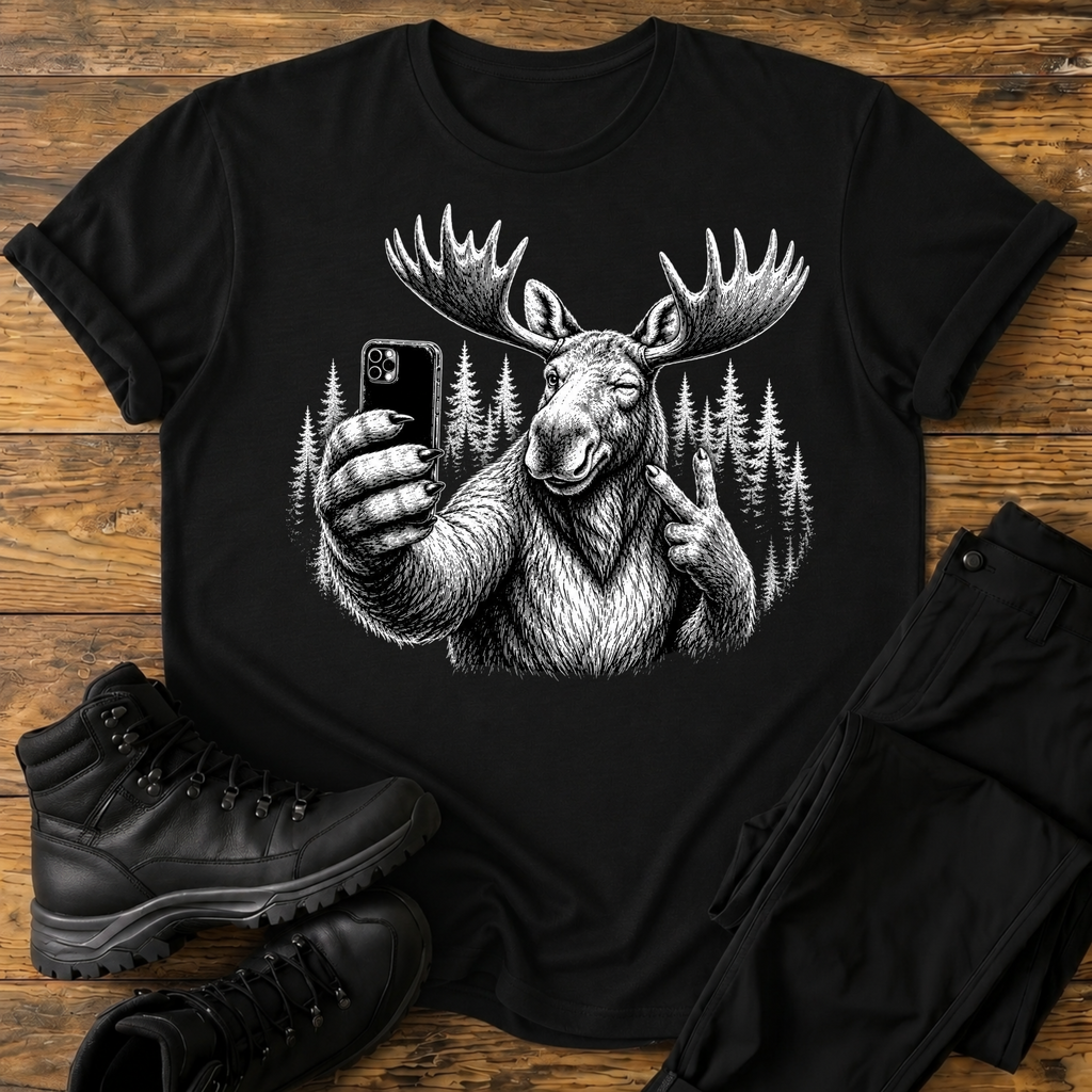 Hirsch Selfie T-Shirt