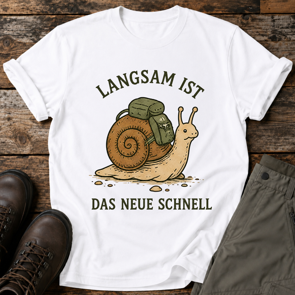 Langsam ist das neue schnell T-shirt