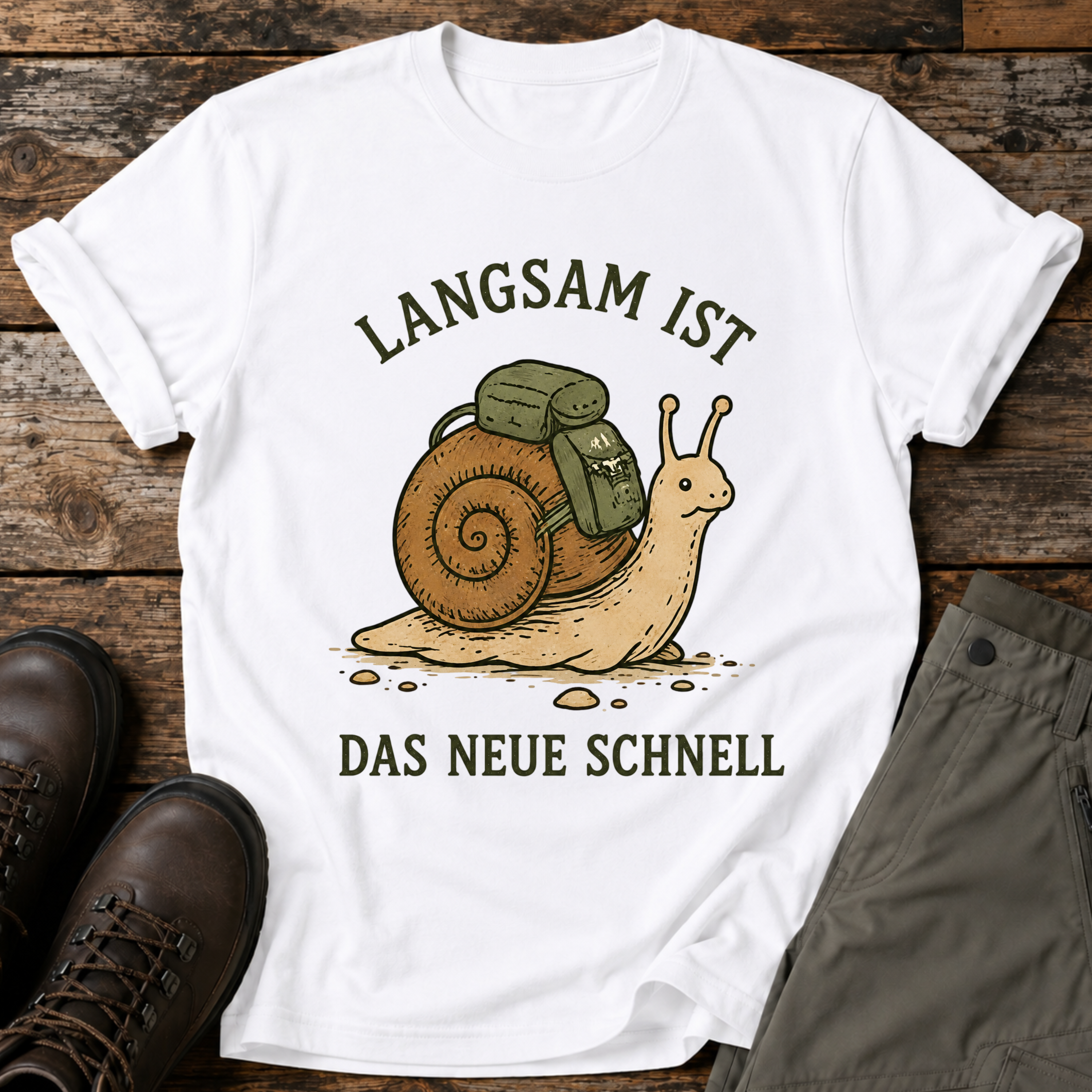 Langsam ist das neue schnell T-shirt