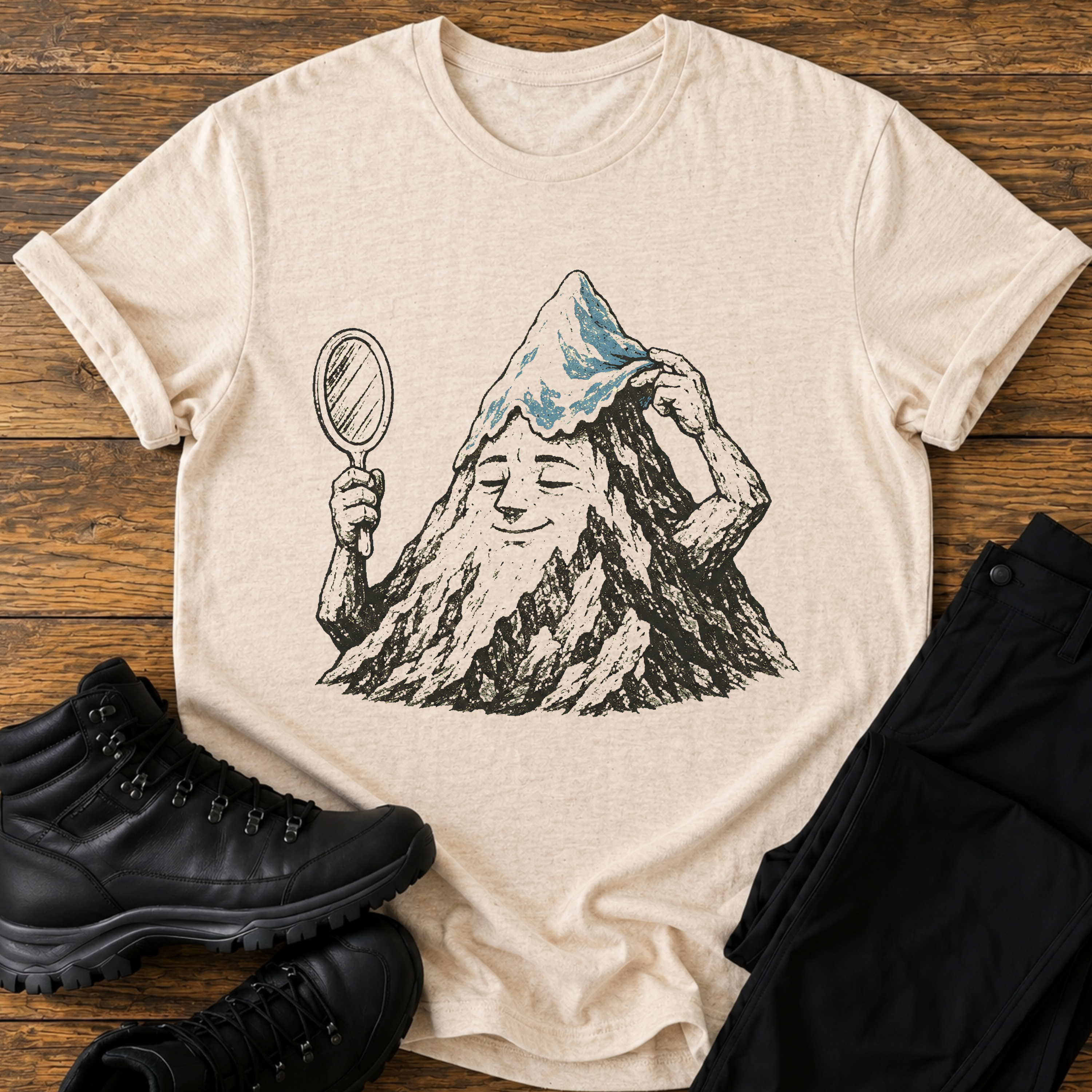 Das Schnee-Toupet T-Shirt