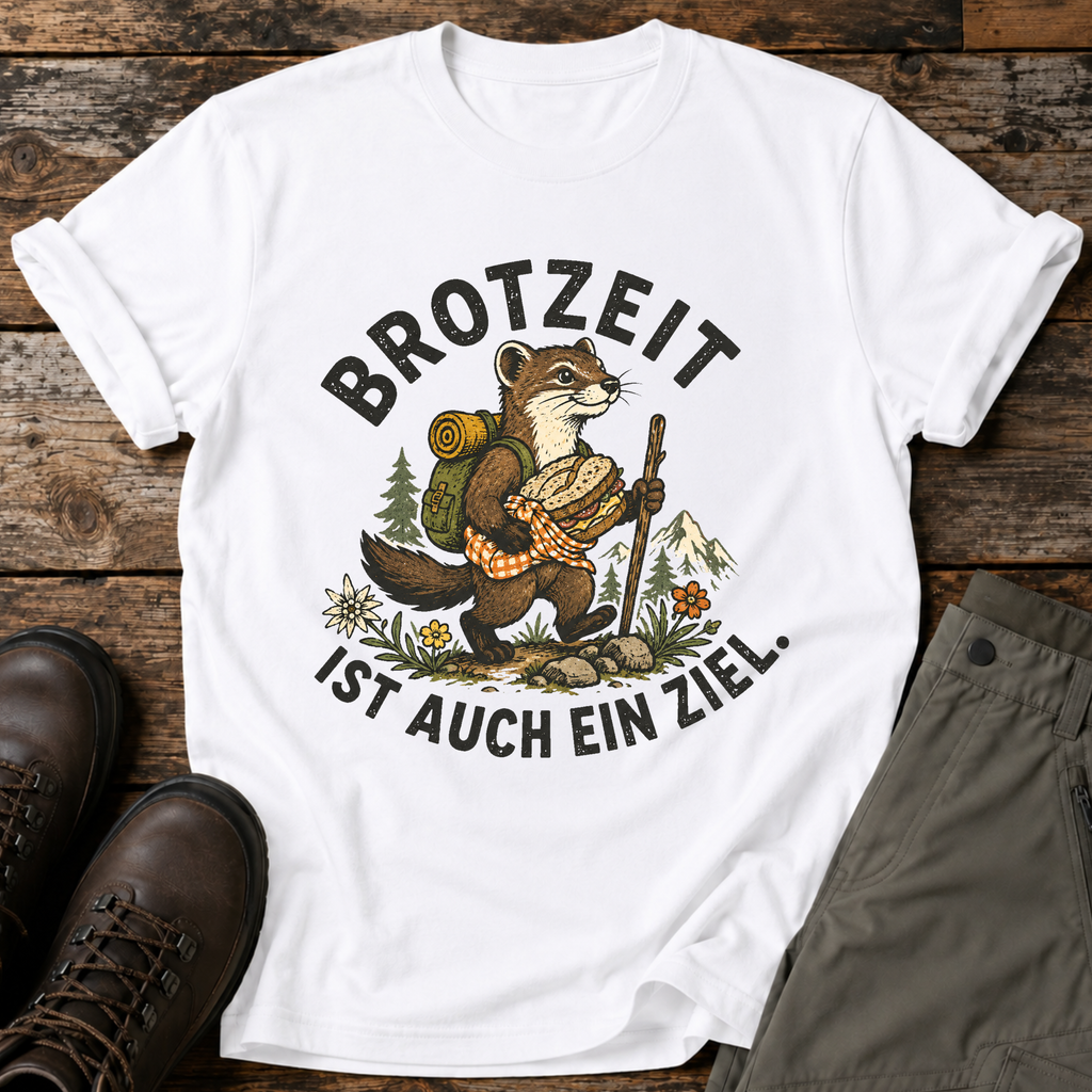Brotzeit ist auch ein Ziel T-shirt
