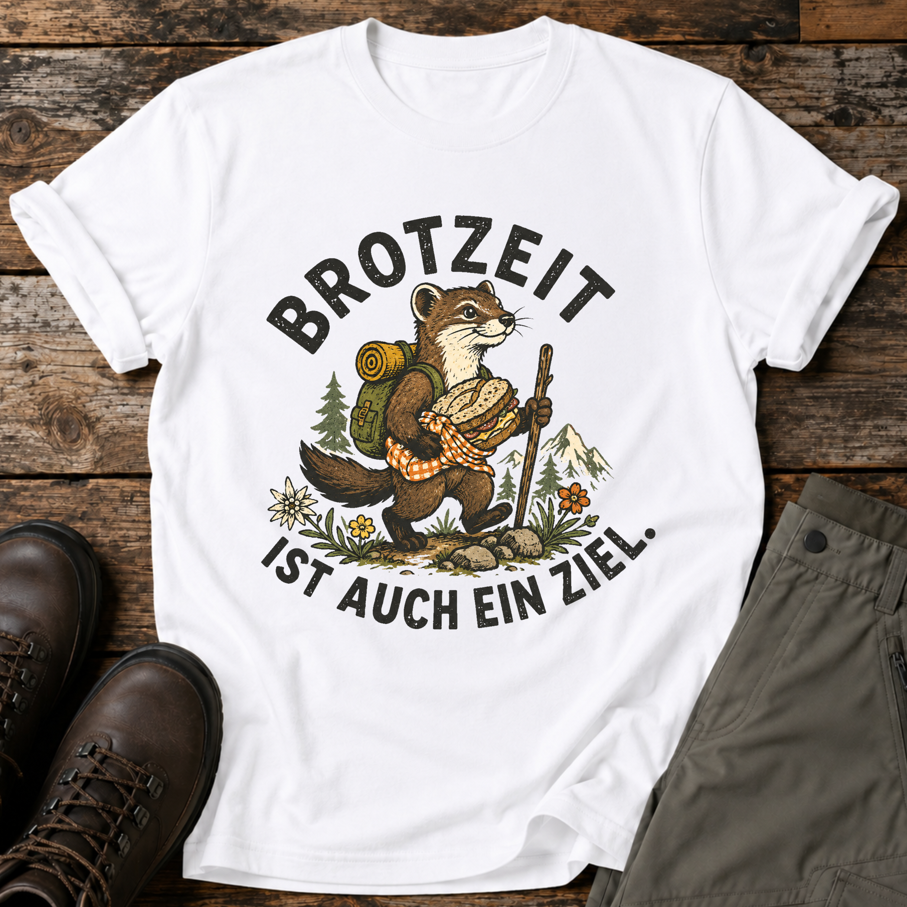 Brotzeit ist auch ein Ziel T-shirt