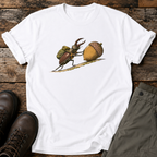 Hirschkäfer mit Eichel T-shirt