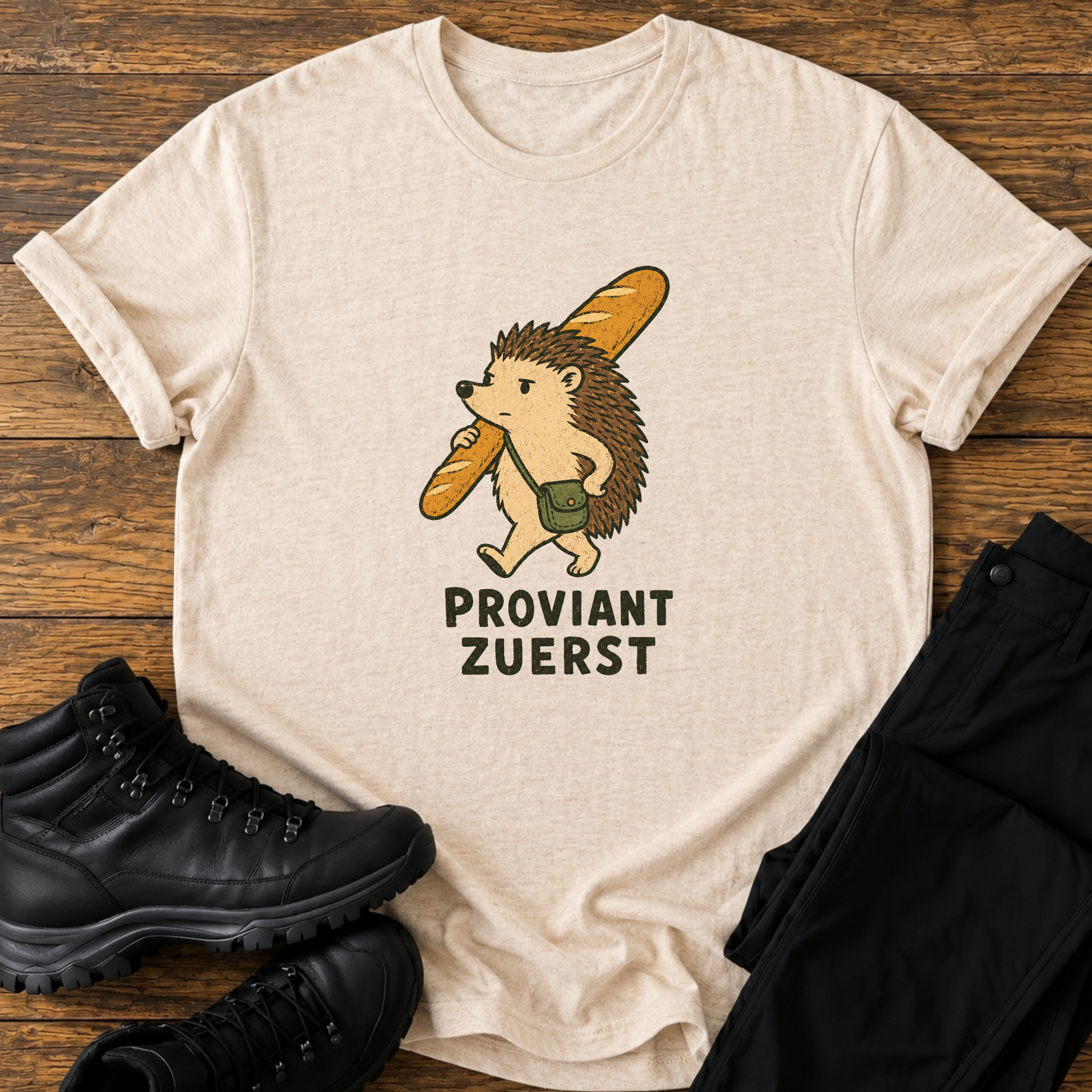 Proviant zuerst T-Shirt