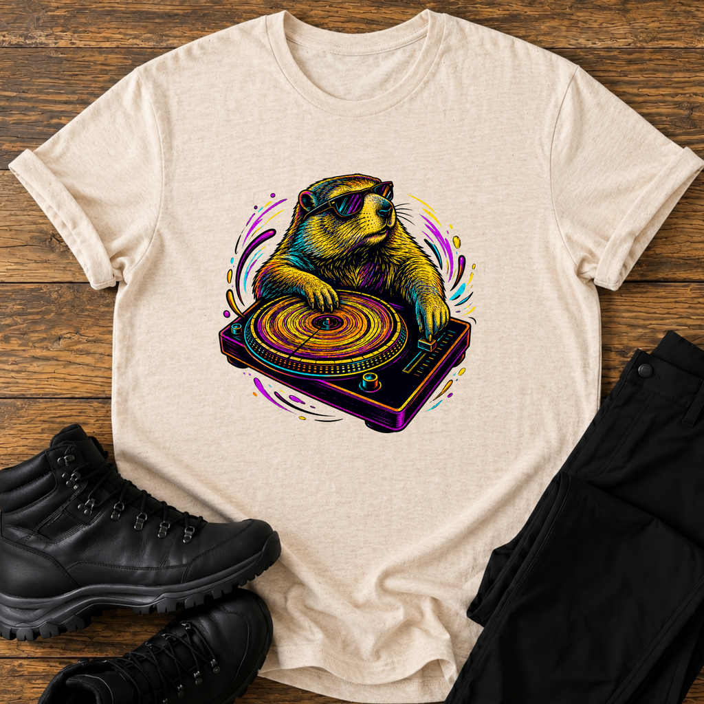Murmeltier DJ T-Shirt