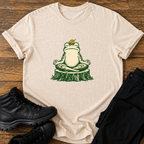 Zen-Modus – Meditierender Frosch T-Shirt