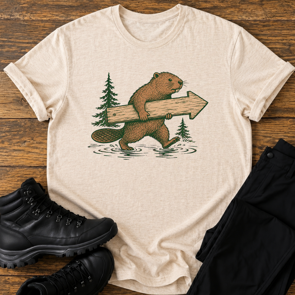 Biber wegweiser T-Shirt