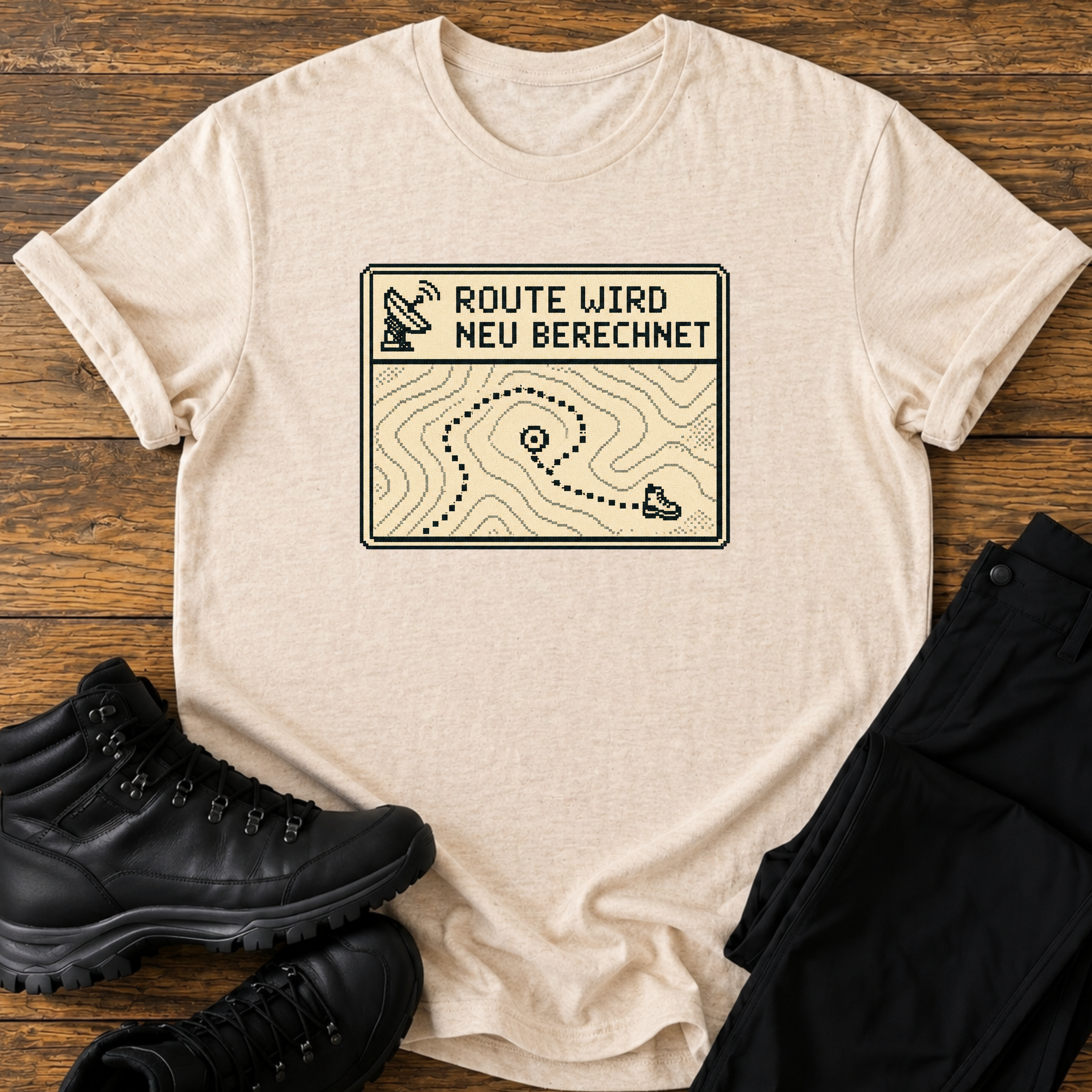 Route wird neu berechnet T-Shirt