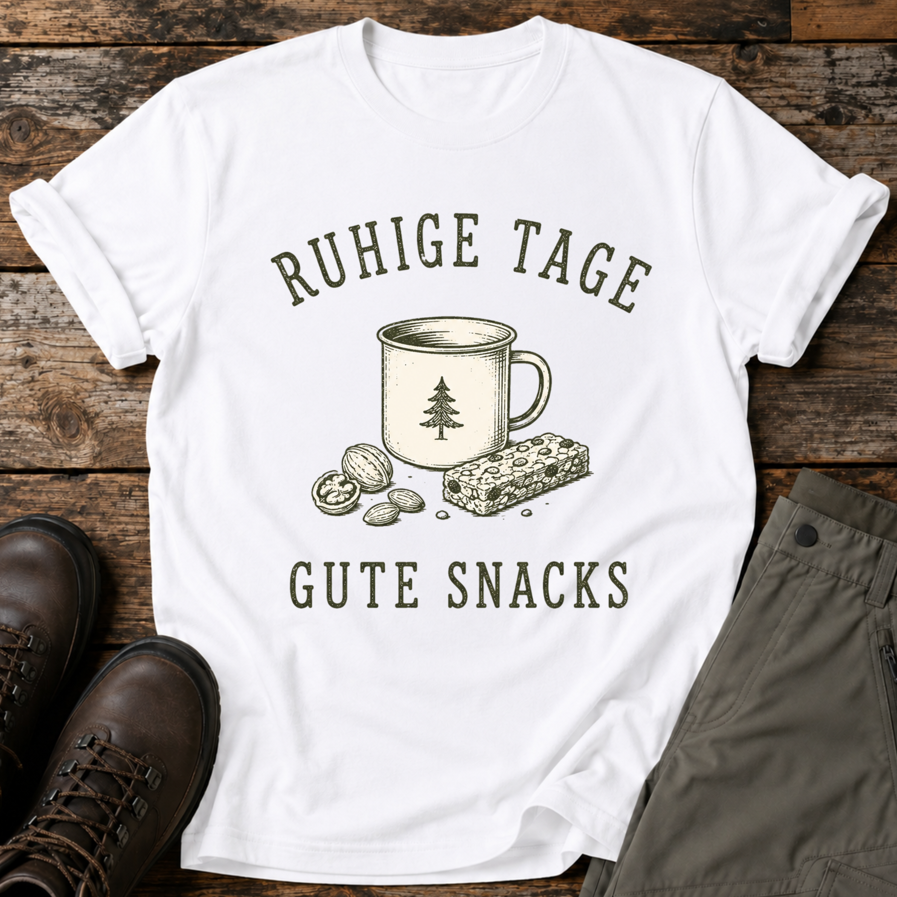 Ruhige tage, gute snacks T-shirt