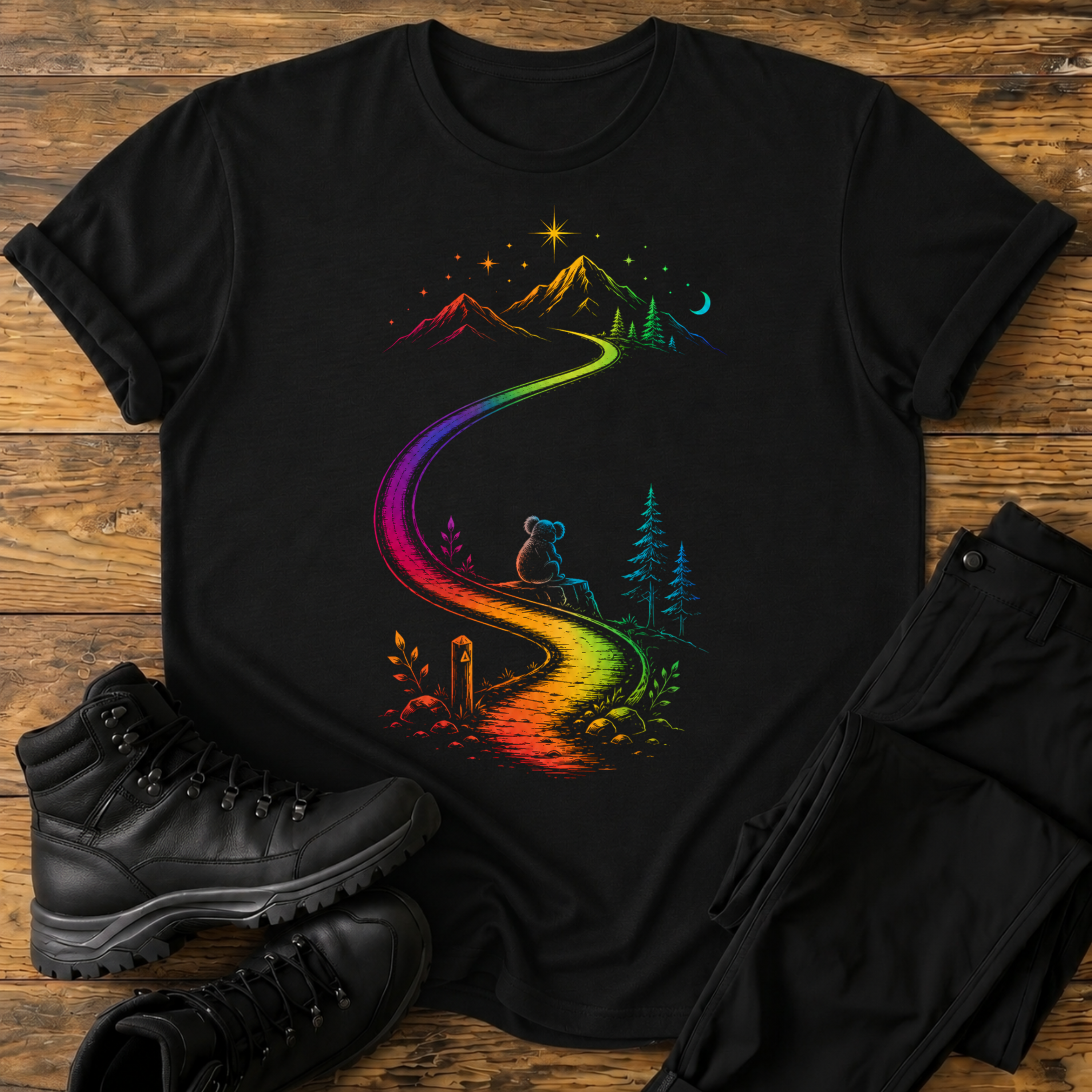 Der Regenbogenpfad T-Shirt
