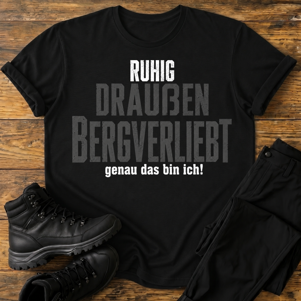 Ruhig, Draußen, Bergverliebt T-Shirt