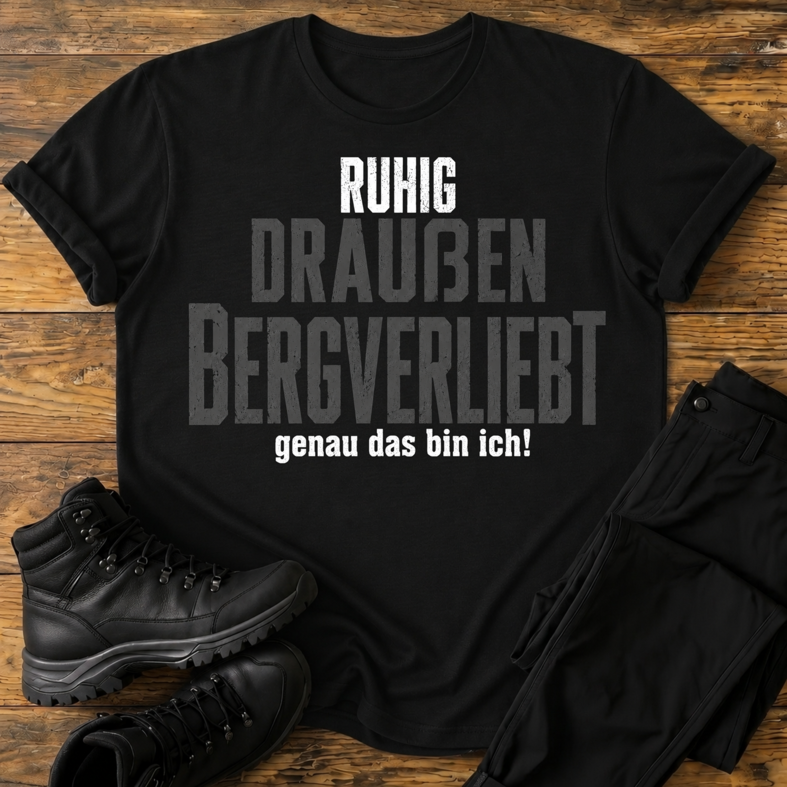 Ruhig, Draußen, Bergverliebt T-Shirt