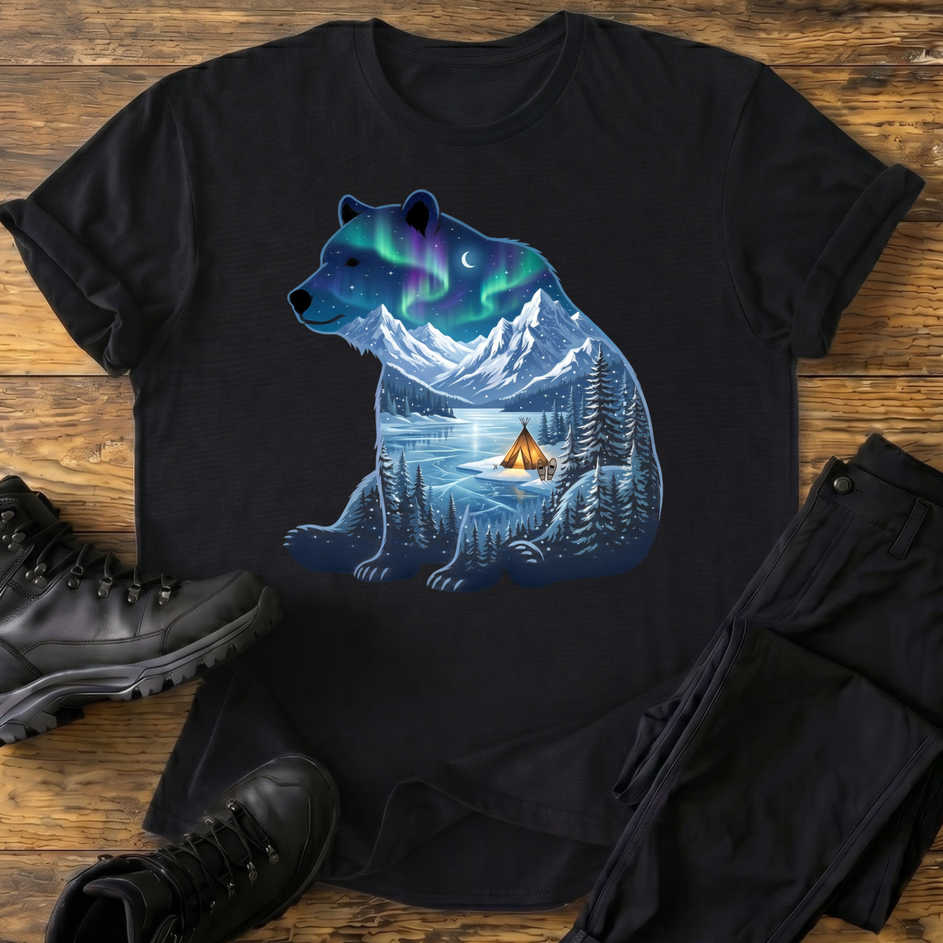 Polarlicht-Traum T-Shirt