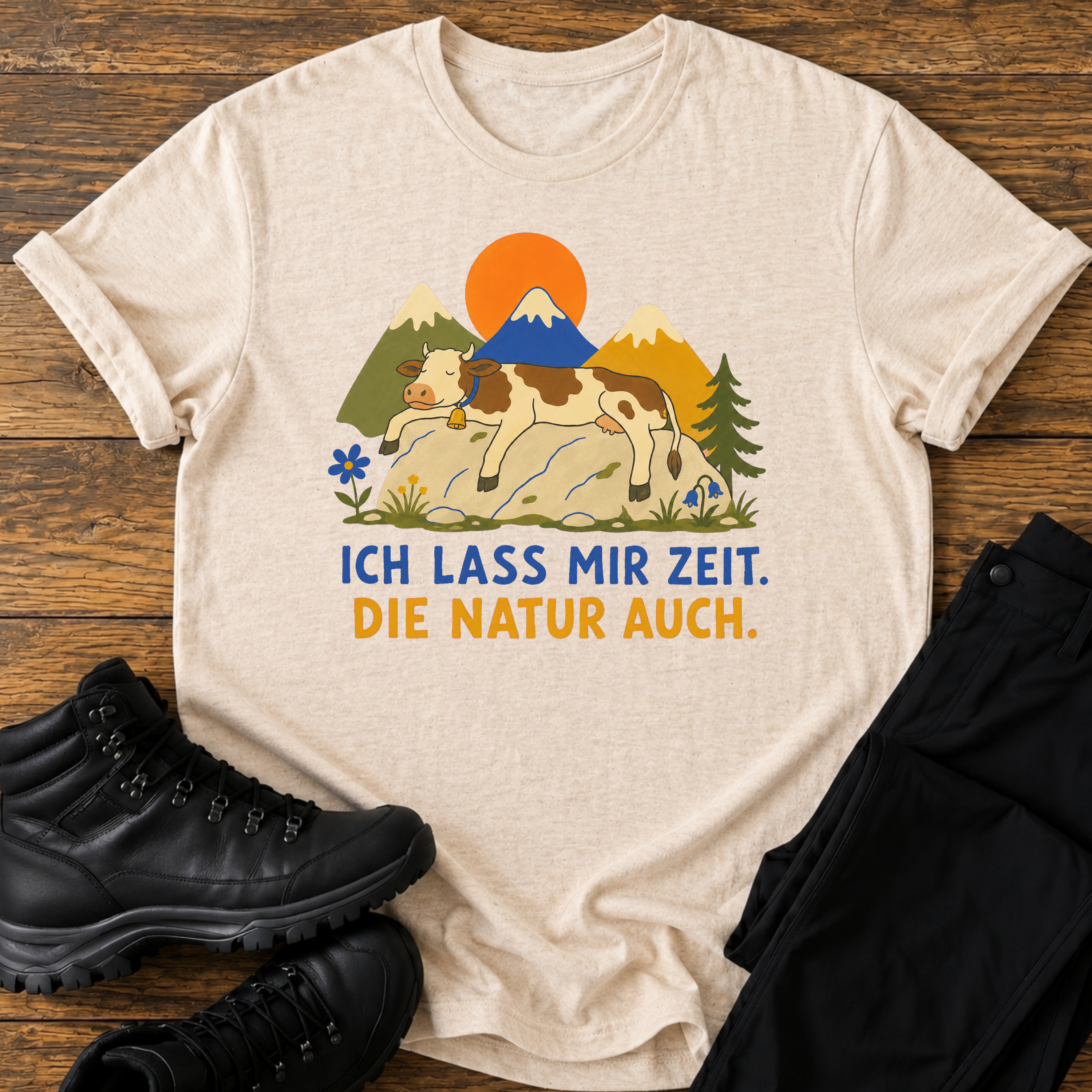Ich lass mir Zeit. Die Natur auch. T-Shirt