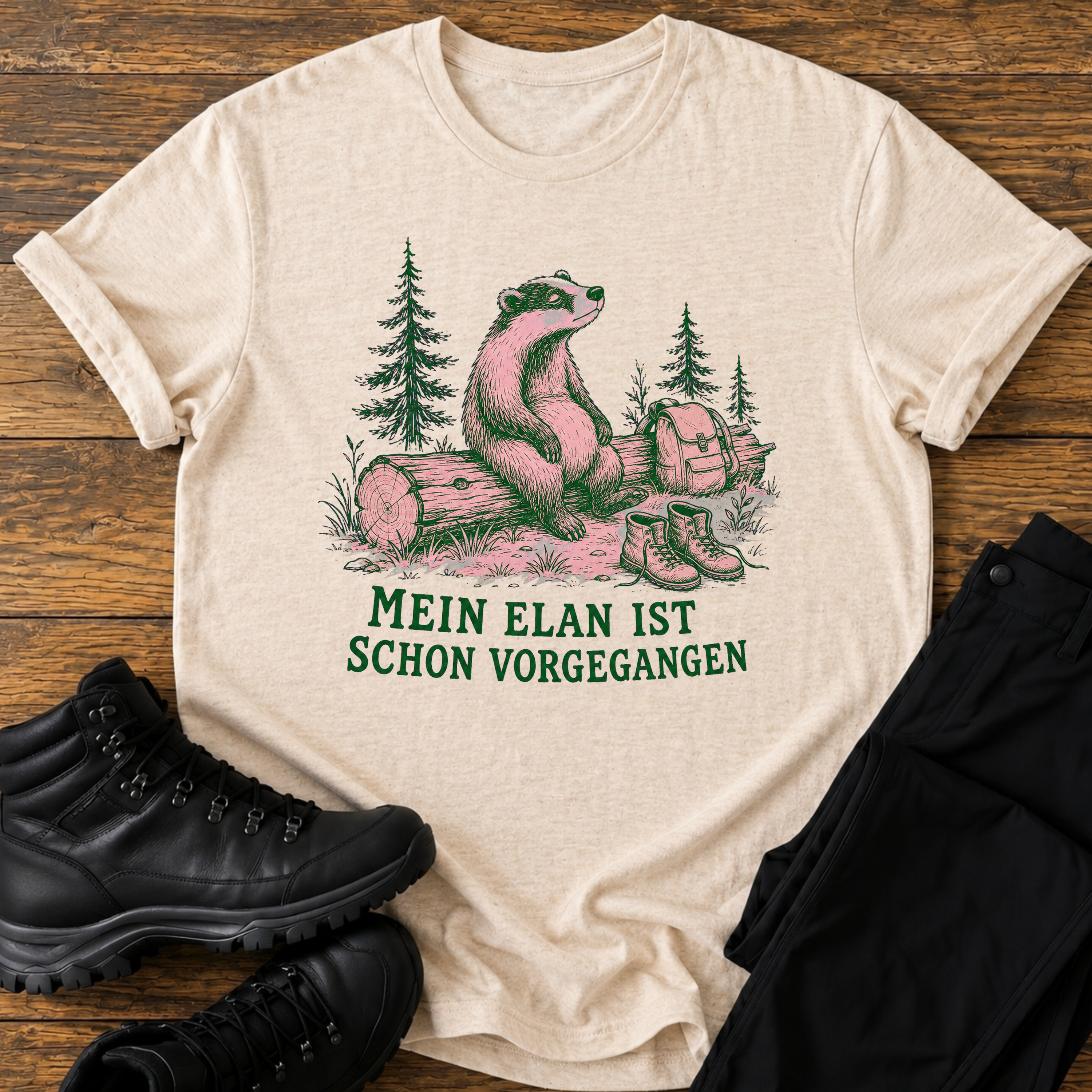 Mein elan ist schon vorgegangen T-Shirt