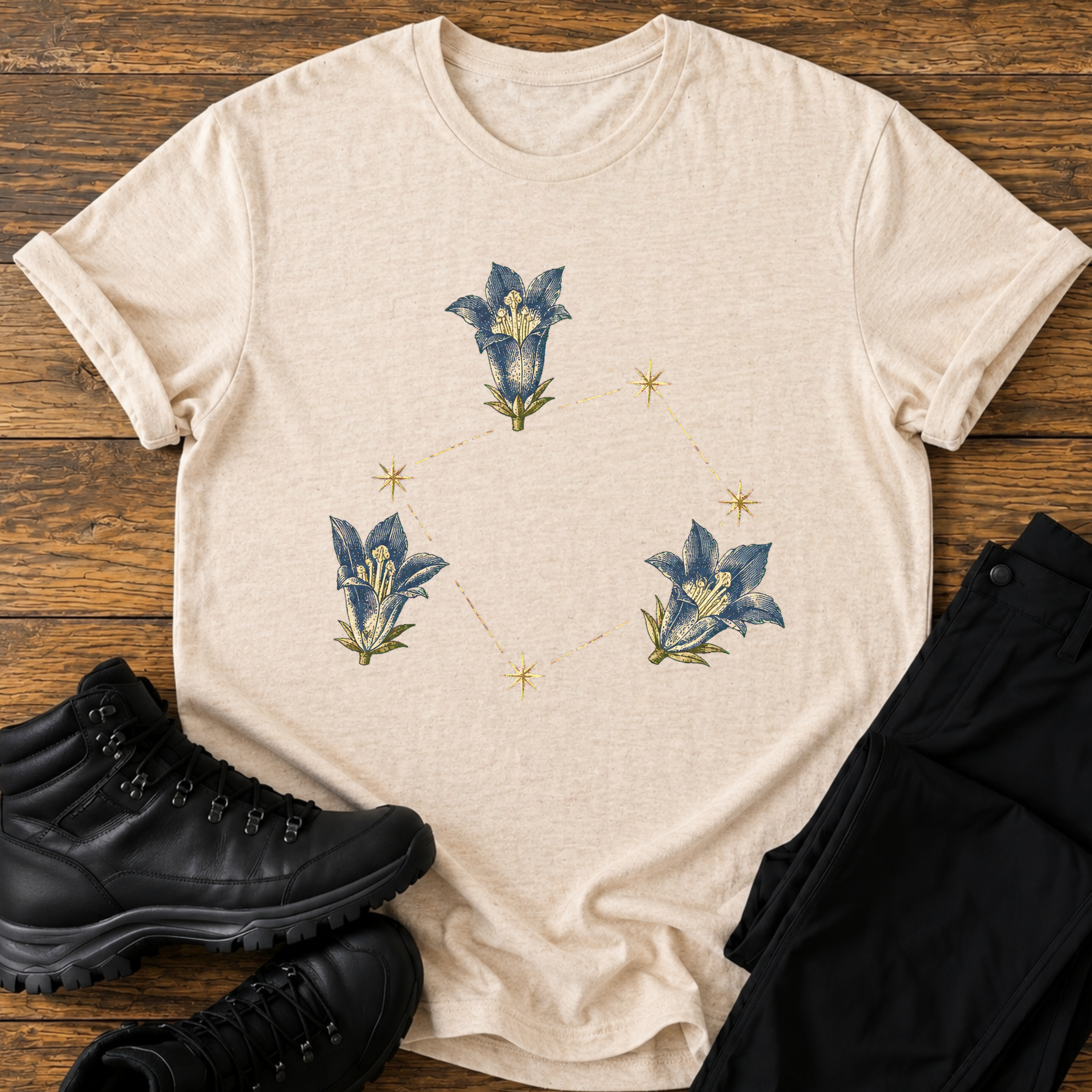 Blumen-Konstellation T-Shirt