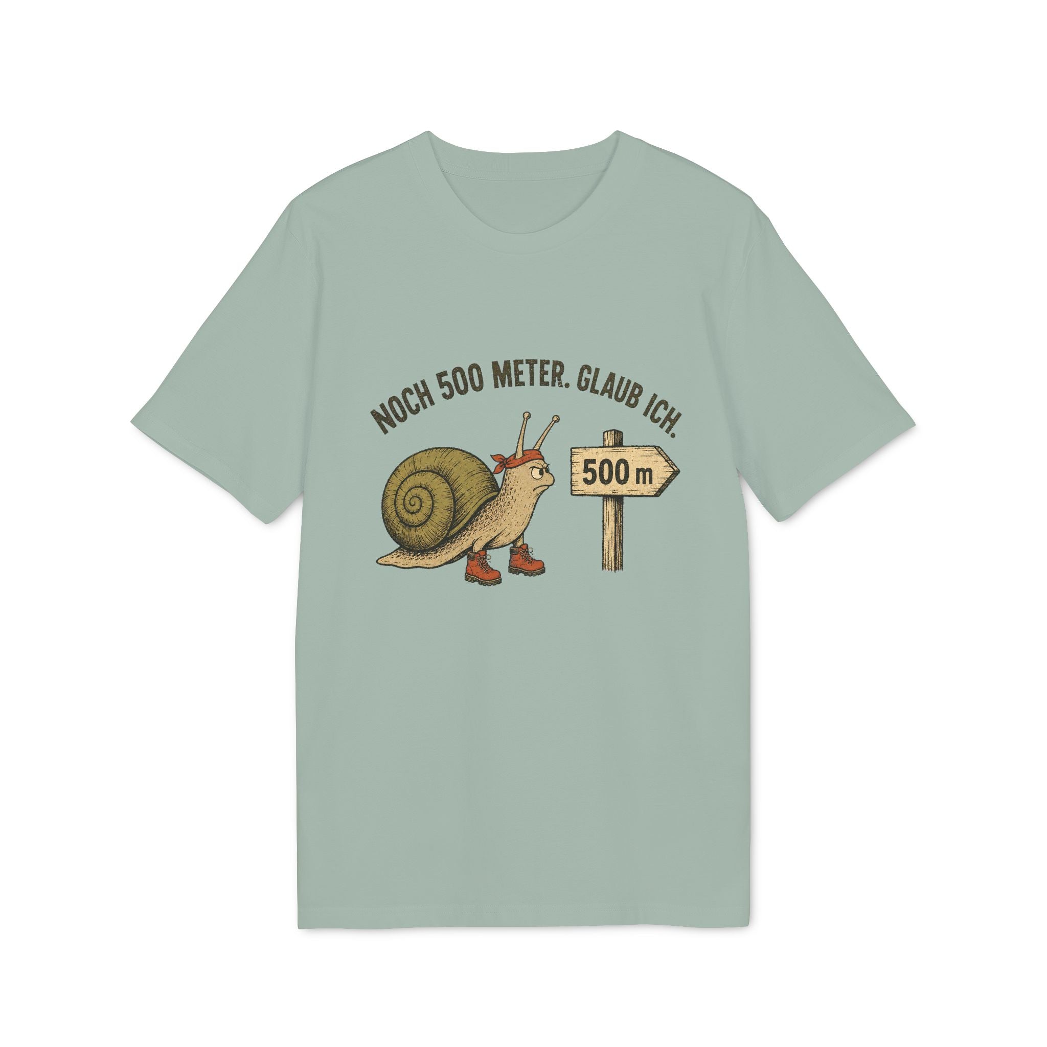 (Un)entschlossene Wanderschnecke T-shirt