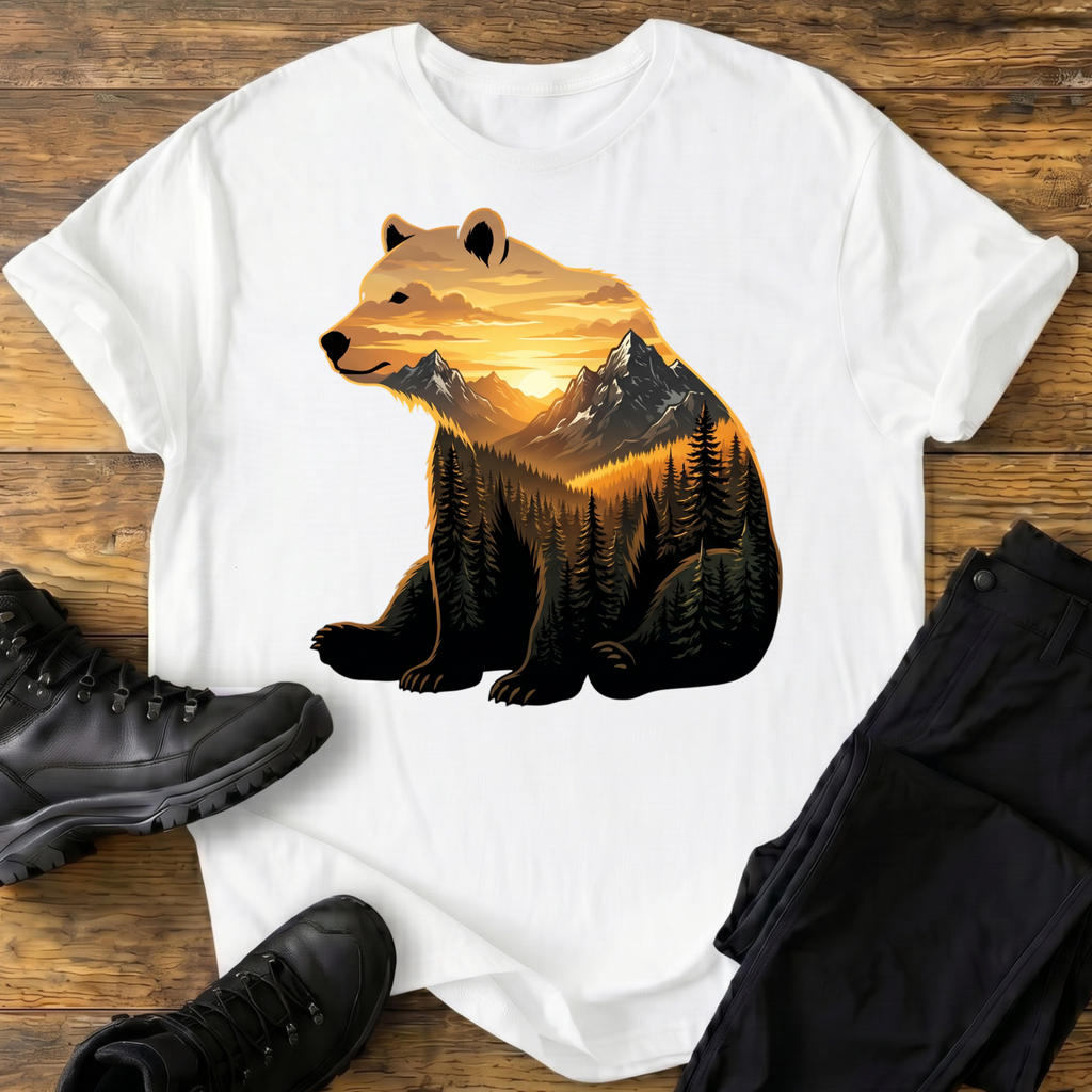 Goldenes Alpenglühen T-Shirt