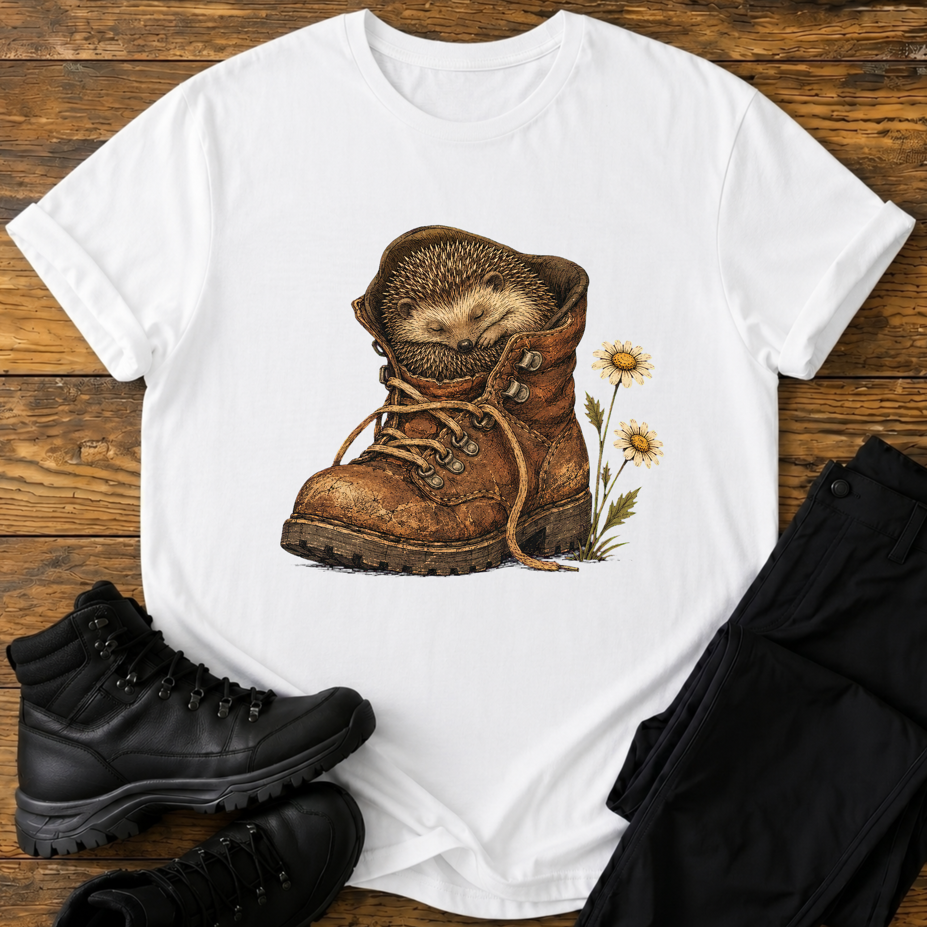 Das Stiefel-Bettchen T-Shirt