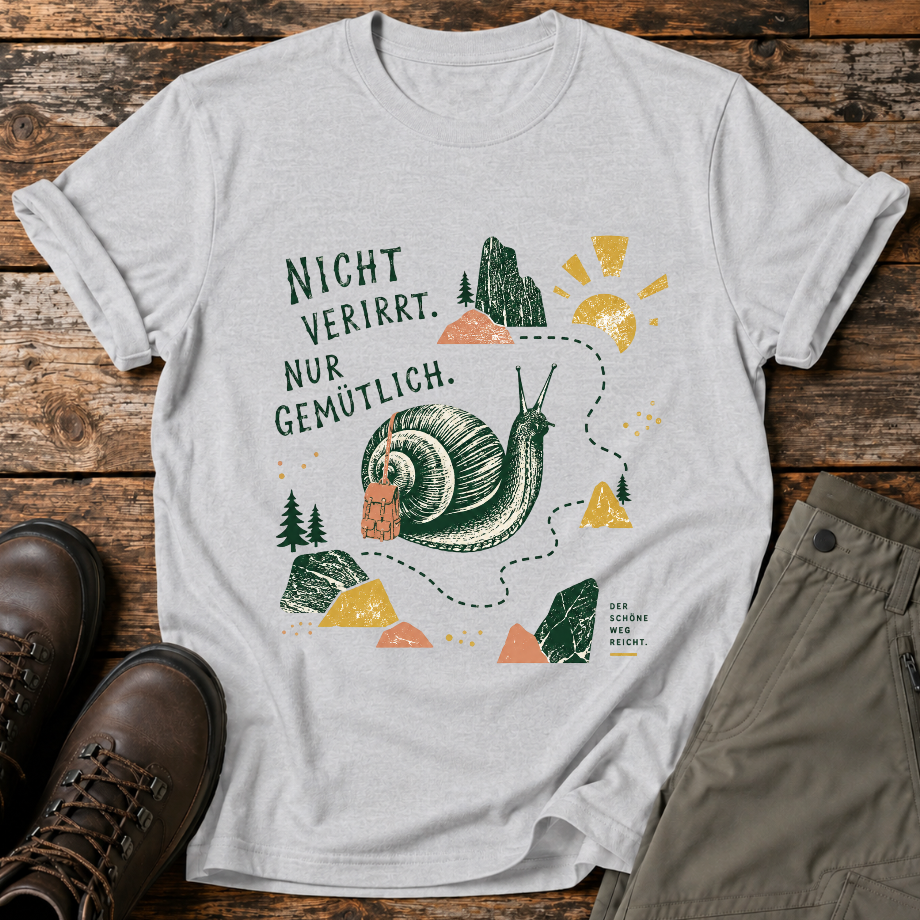 Nicht verirrt. Nur Gemütlich. T-shirt