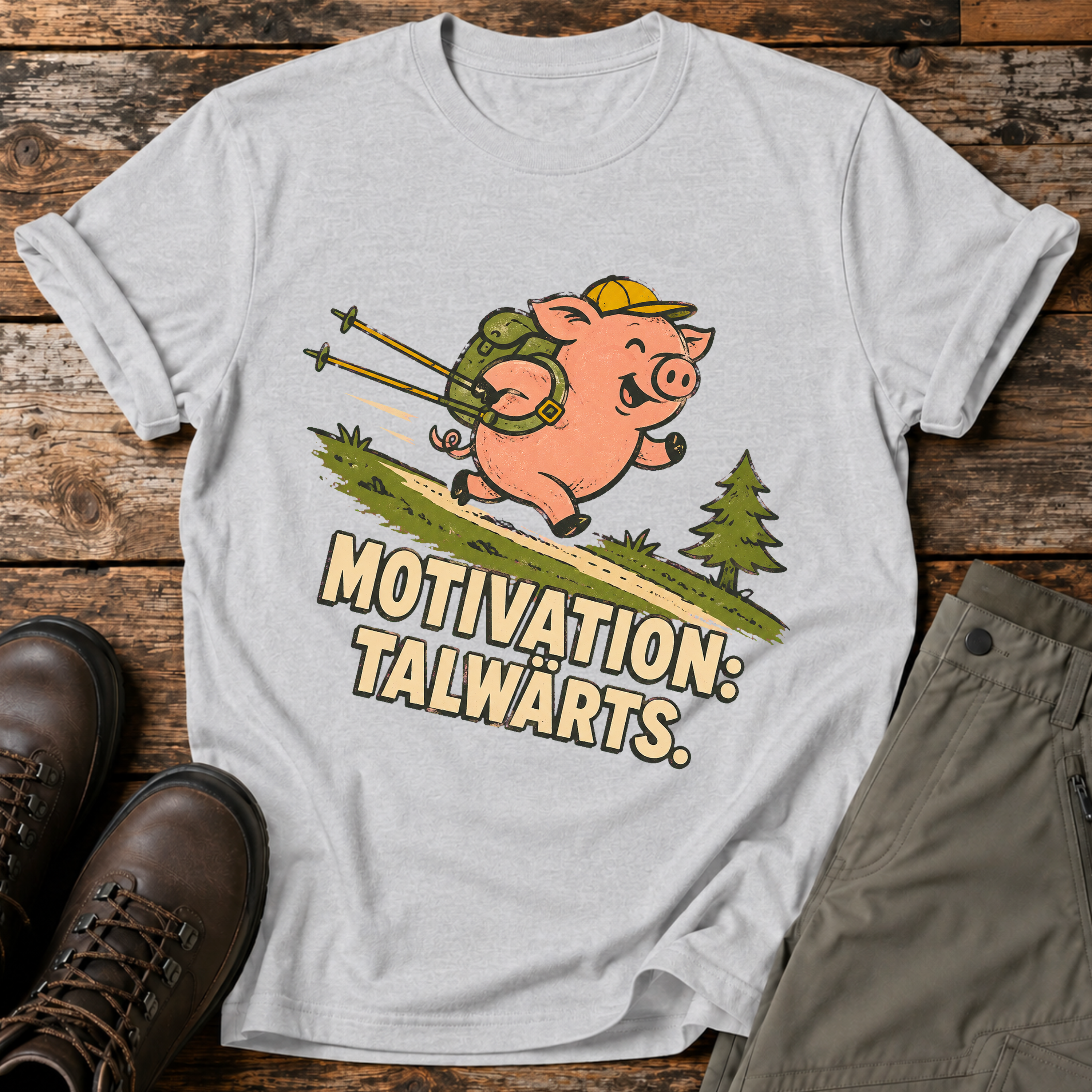 Motivation: Talwärts T-shirt