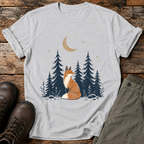 Mondnacht-Fuchs T-shirt