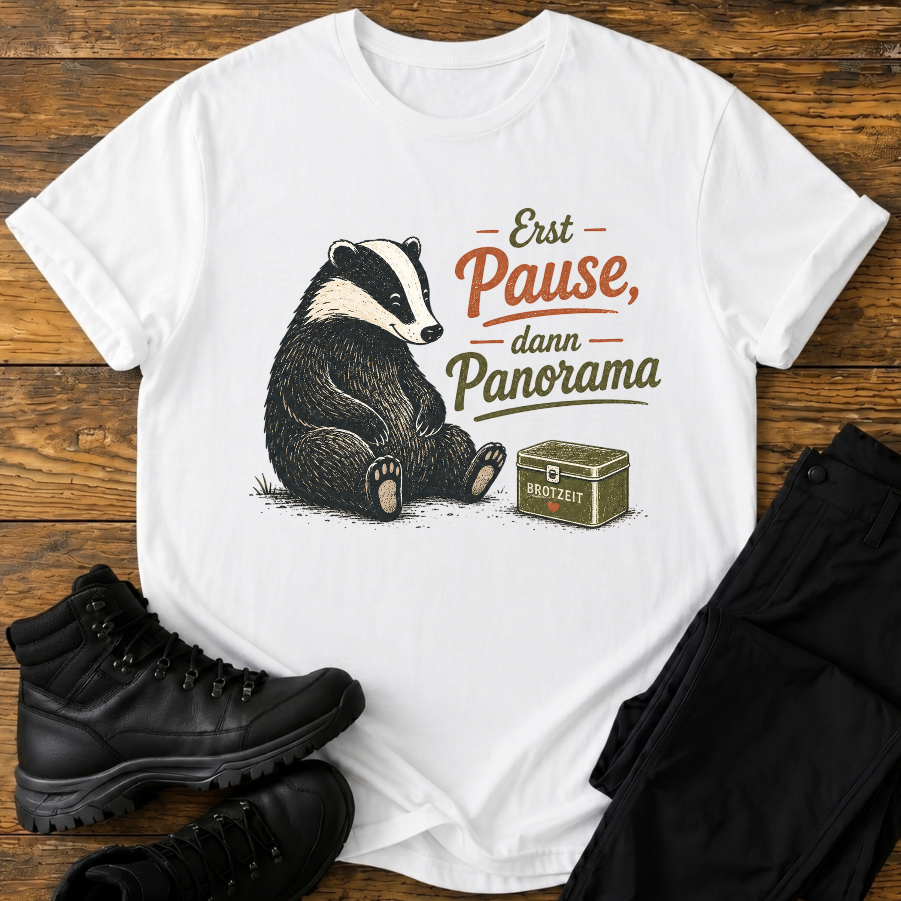 Erst Pause, dann Panorama T-Shirt