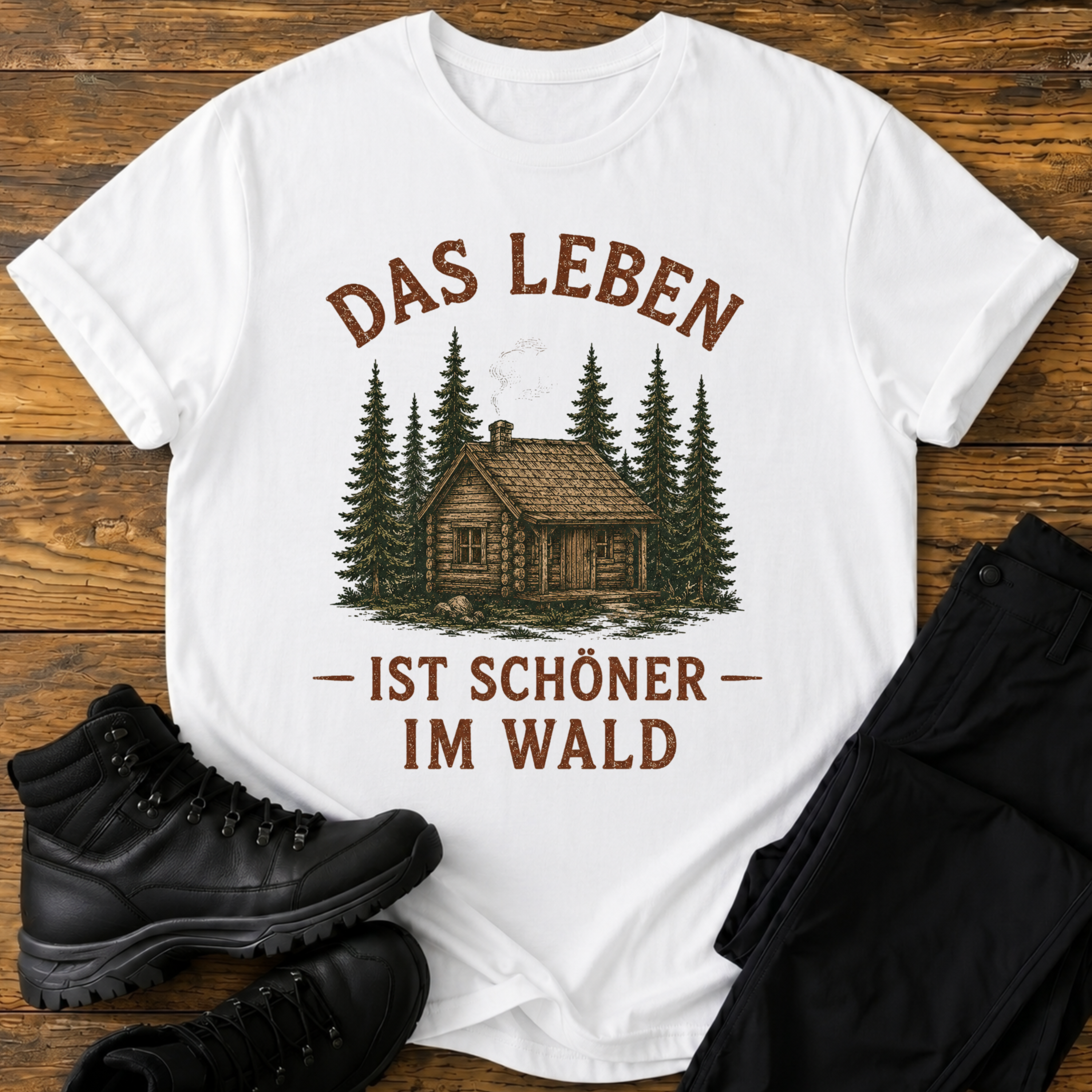 Das Leben ist schöner im Wald T-Shirt