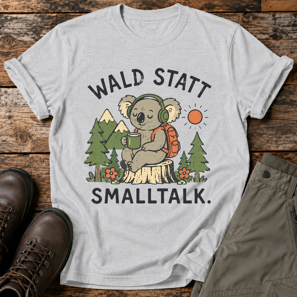 Wald statt Smalltalk T-shirt