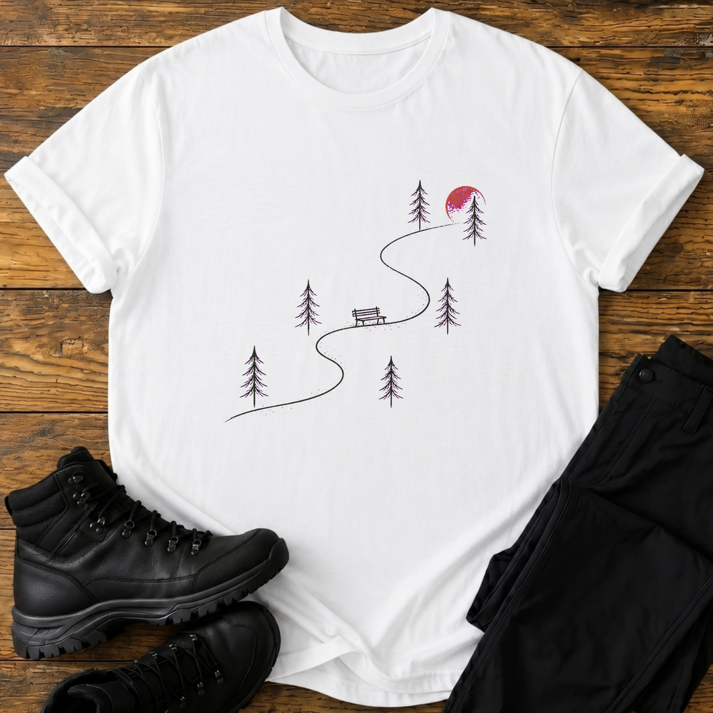Gedankenpfad in der Nacht T-Shirt