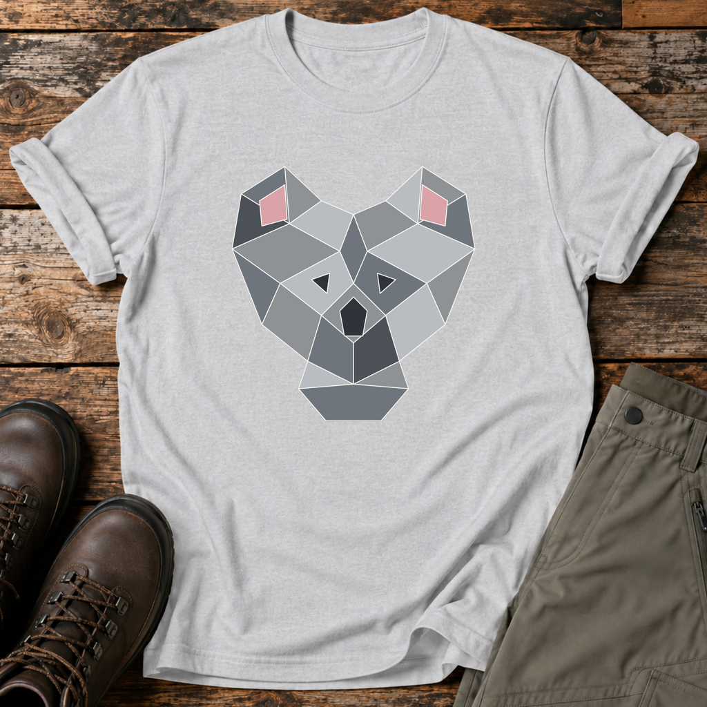 Geometrischer Koala T-shirt