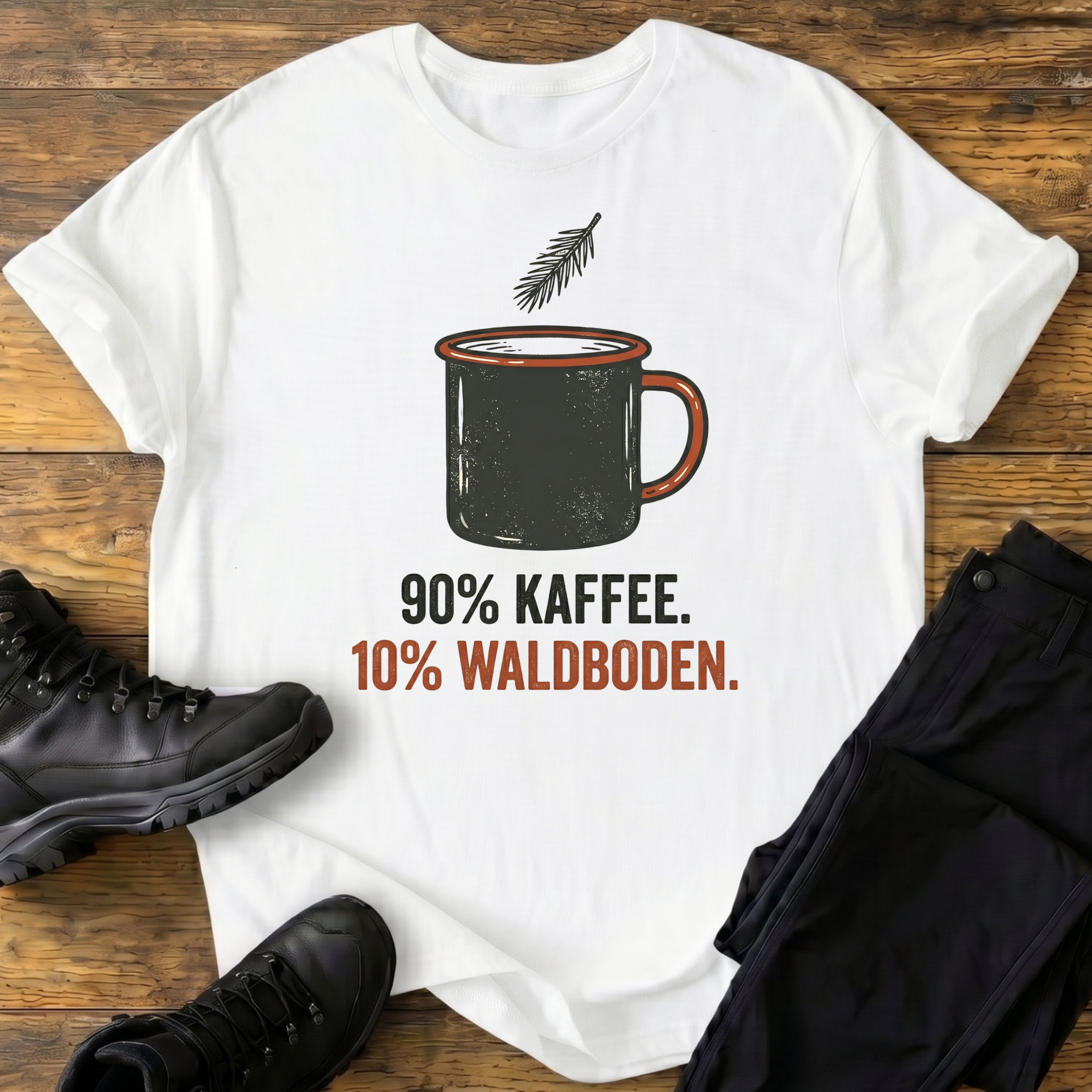 90% Kaffee T-Shirt