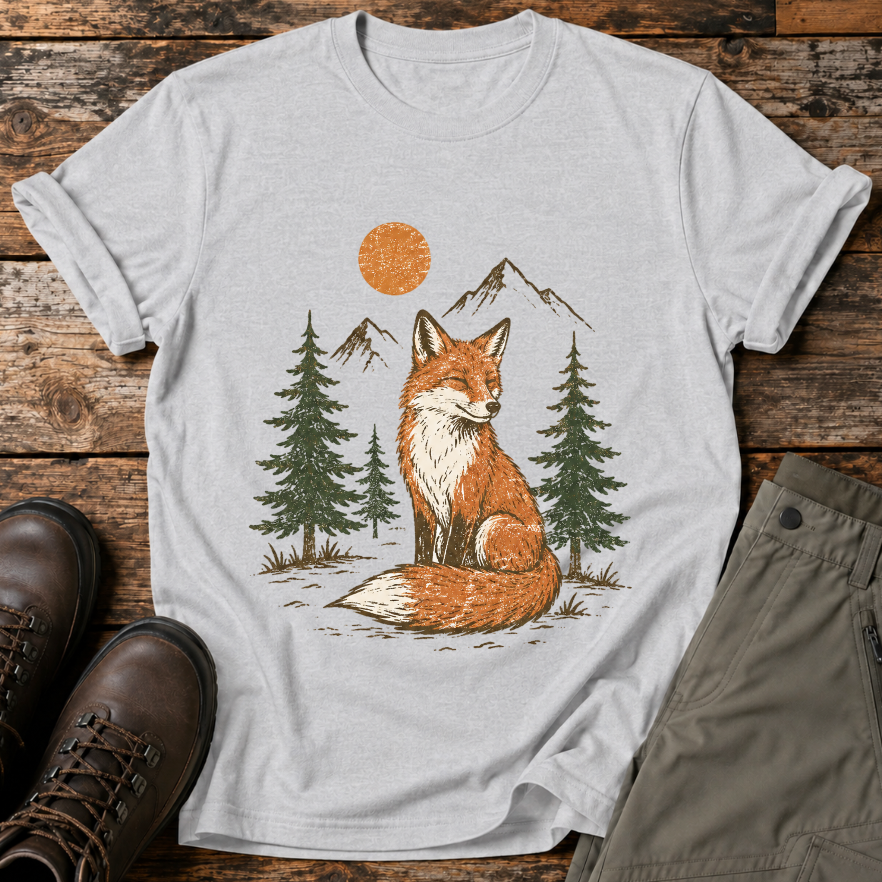 Rast im Abendrot T-shirt