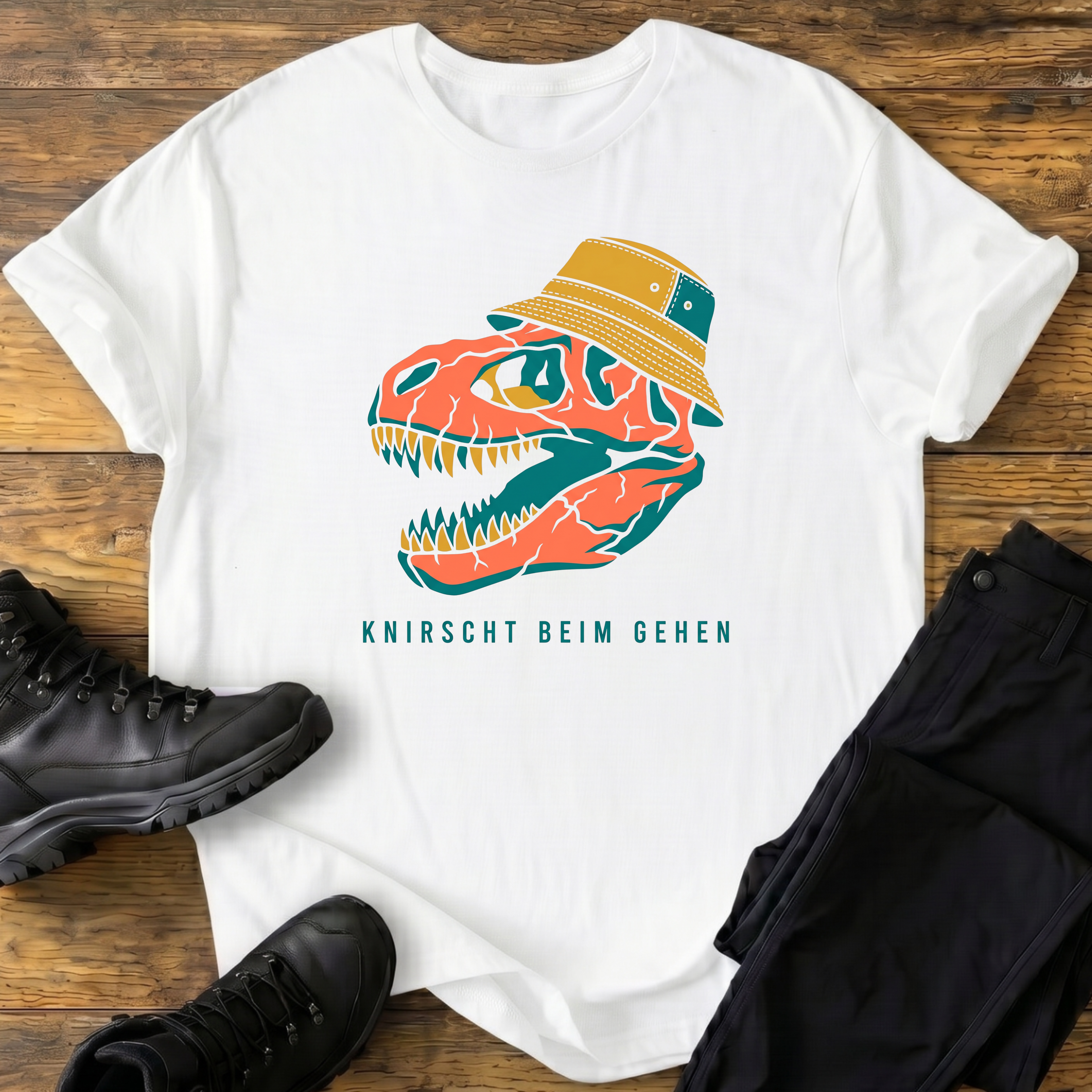 Knirscht beim Gehen T-Shirt