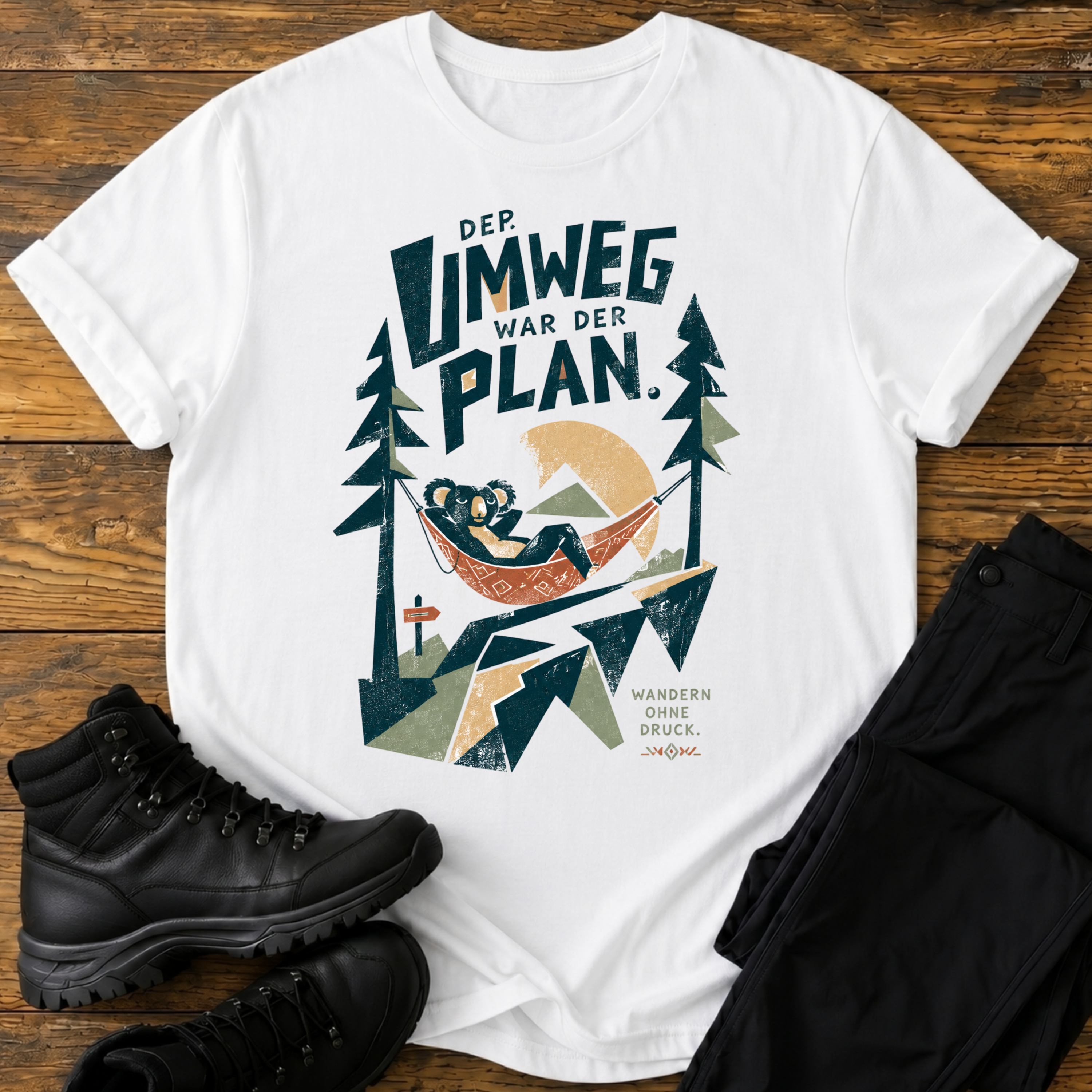 Der Umweg war der Plan T-Shirt