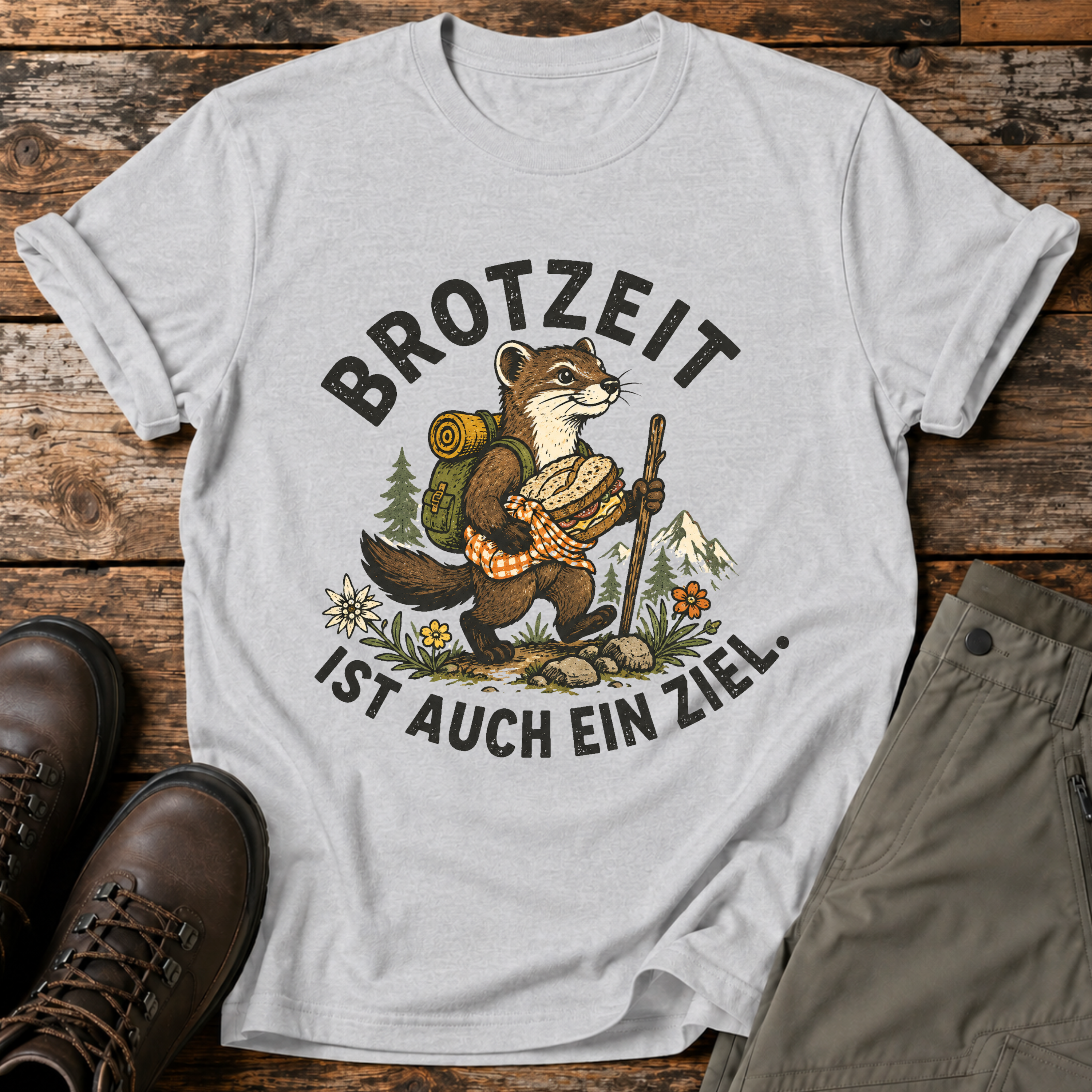 Brotzeit ist auch ein Ziel T-shirt